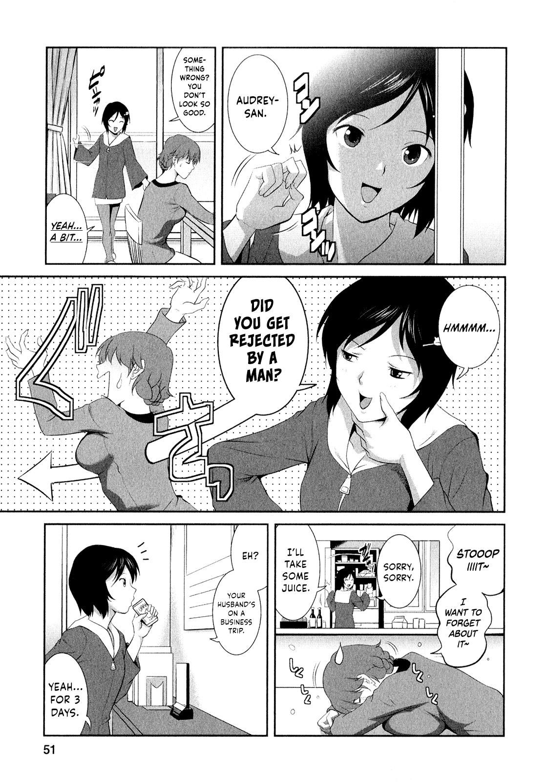 Page 54 of [Saigado] Hitozuma Audrey-san no Himitsu ~30-sai kara no Furyou Tsuma Kouza~ - Vol. 2 Ch. 9~12 [English] {Hennojin}