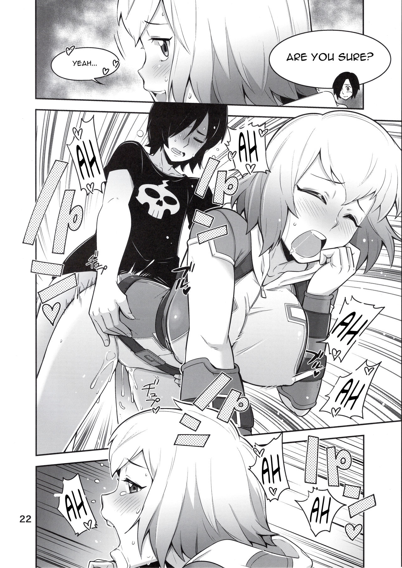 (C97) [Kotau (Bowieknife)] Gwenpool (Watashi tachi Icya-Love Shimashita) | Gwenpool (Getting All Lovey-Dovey) (Gwenpool) [English] page 22 featuring gwenpool - sole female impregnation hentai manga - read online free