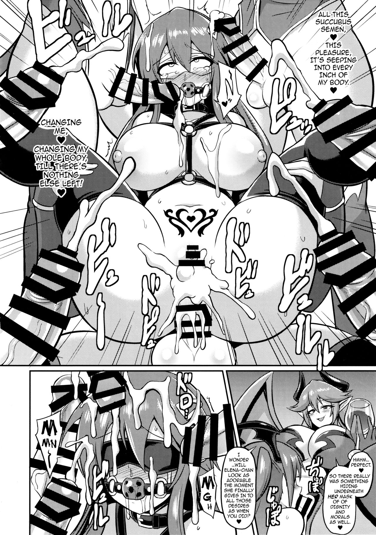 Les Inma no Inmon Kairaku Choukyou 2 | A Lesbian Succubus’s Lust Crest Pleasure Training 2 - Page 13