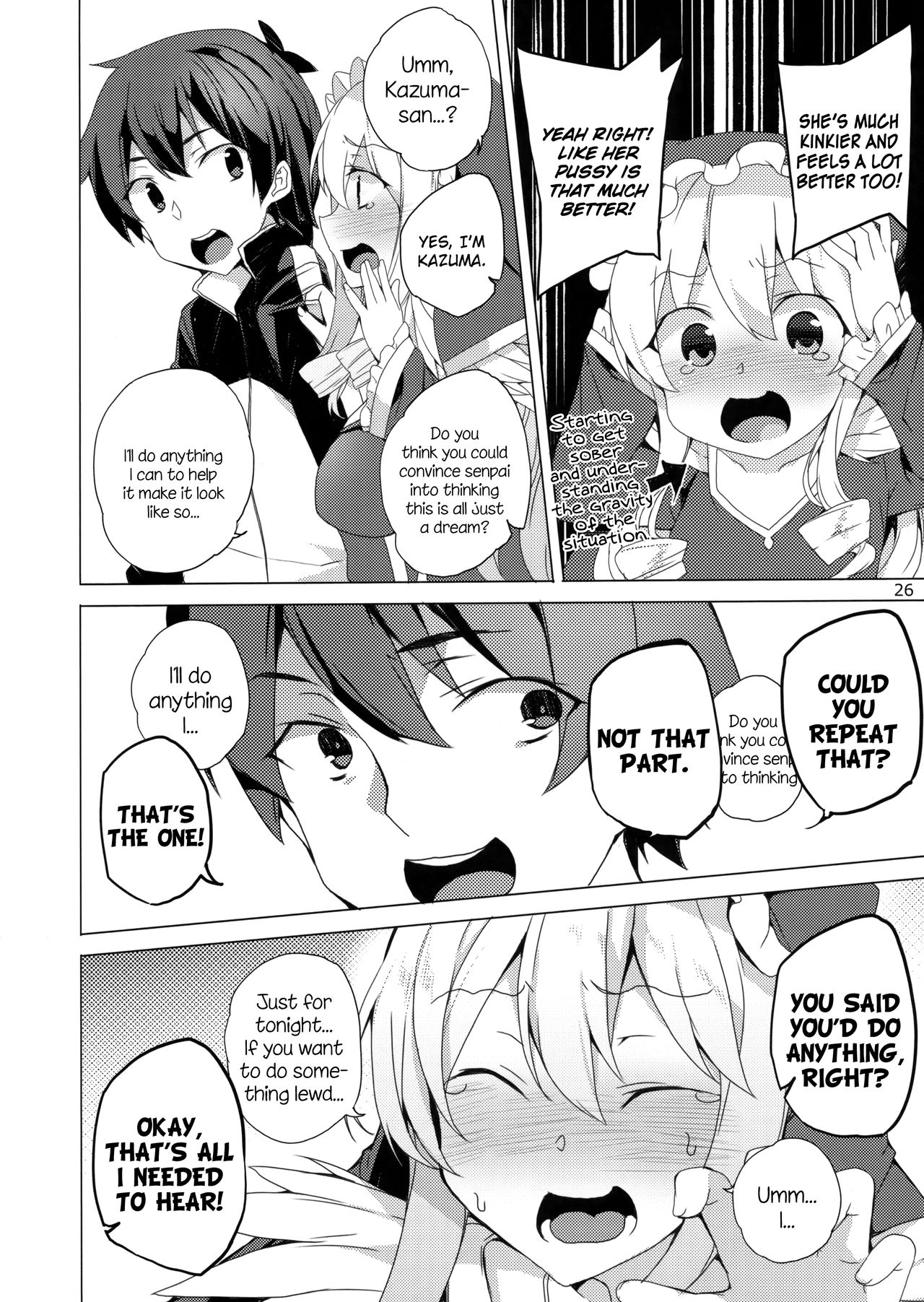 Kono Subarashii Megami-tachi to 3P o! | Threesome with These Wonderful Goddesses! - Page 23