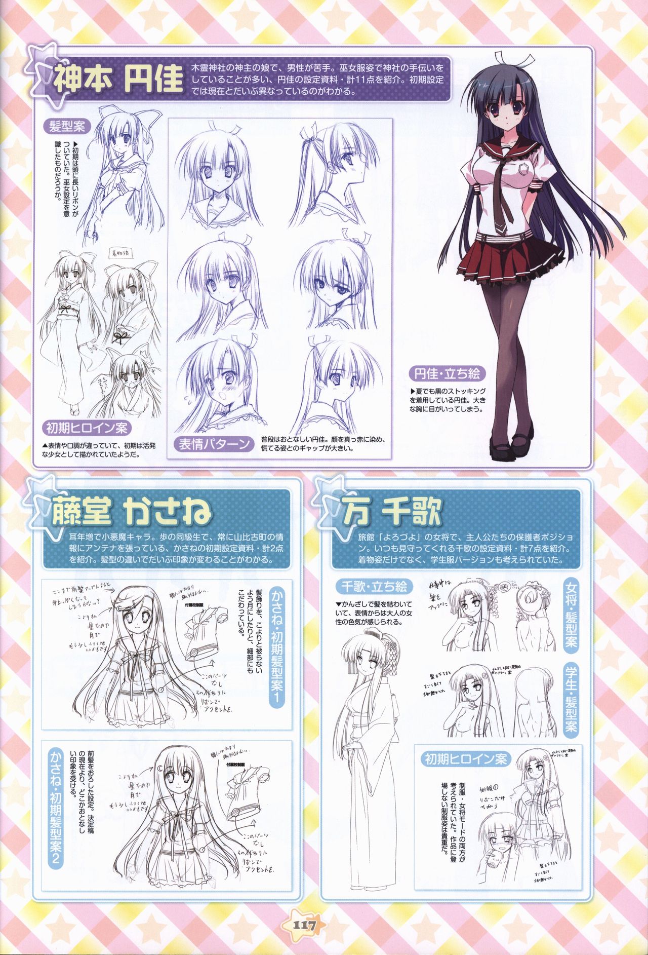 Hoshizora e Kakaru Hash visual fanbook page 119 - artbook hentai manga - read online free