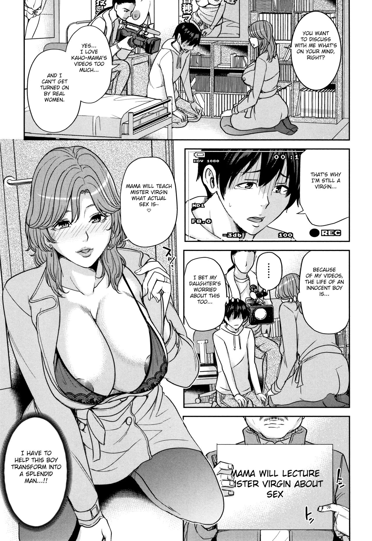 Kanojo no Mama to Deaikei de page 154 - nakadashi beauty mark hentai manga - read online free