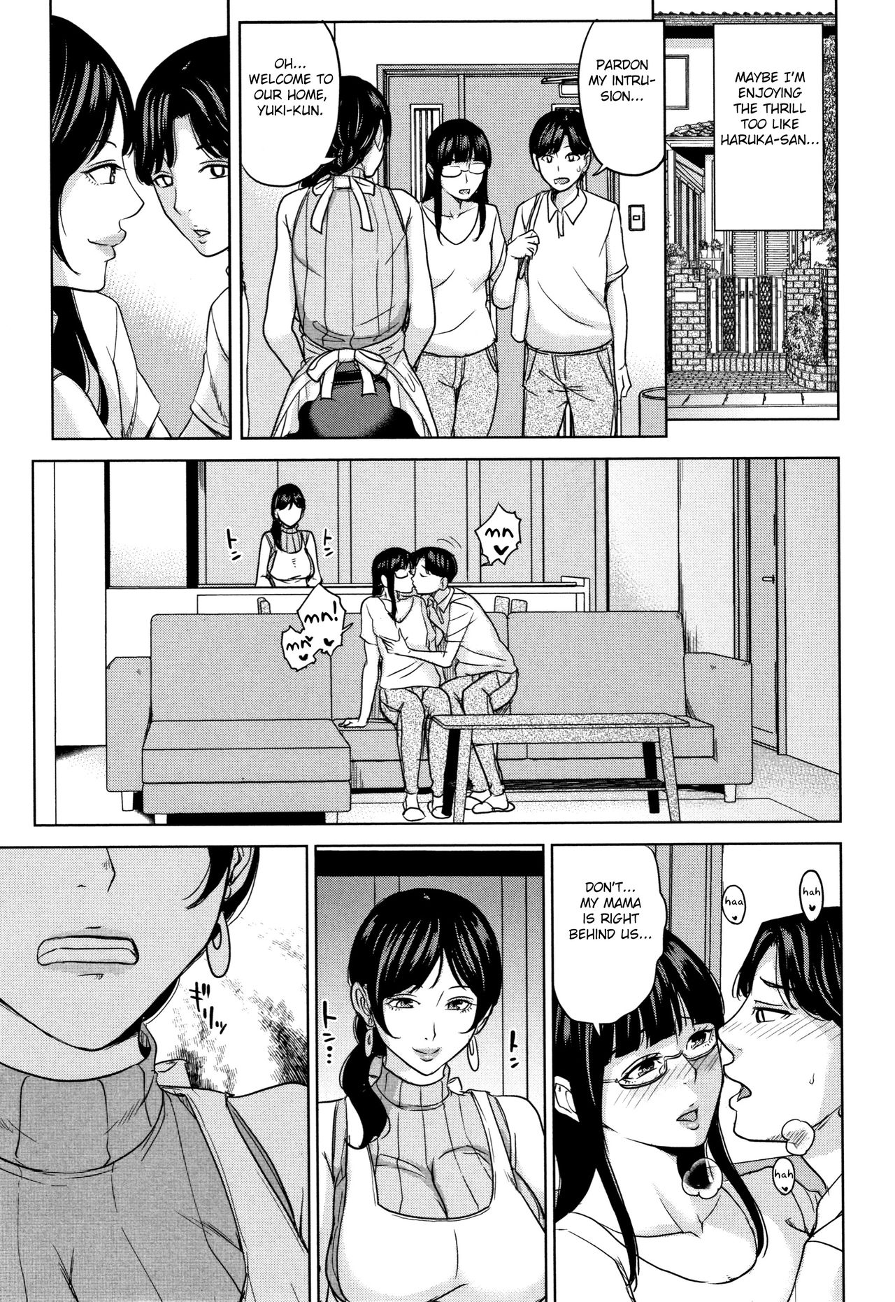 Kanojo no Mama to Deaikei de page 50 - nakadashi beauty mark hentai manga - read online free