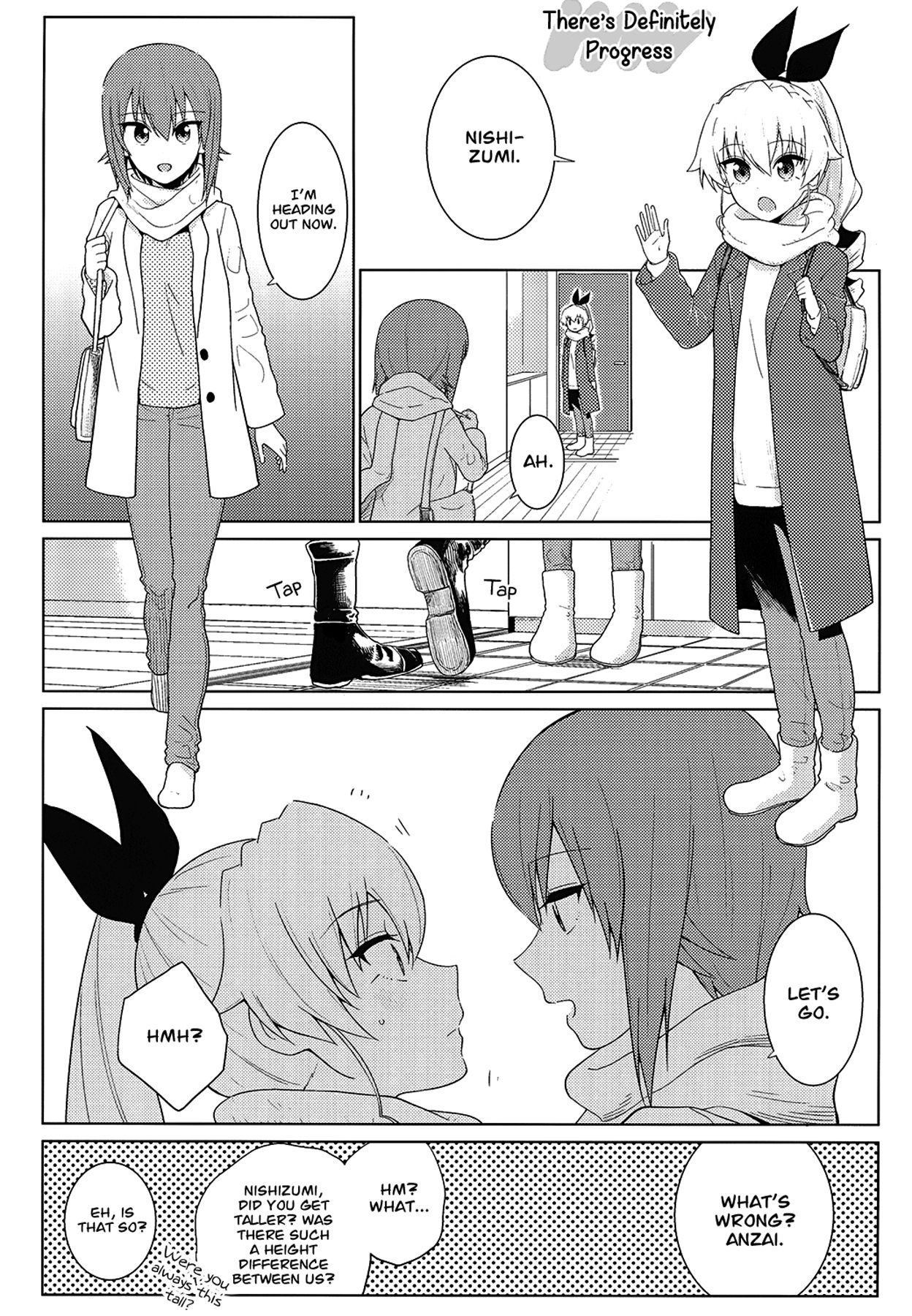 Maho to Chovy wa mada Tsukiawanai | Maho and Chovy Are Still Not Dating page 45 featuring chiyomi anzai girls und panzer parody - yuri females only hentai manga - read online free