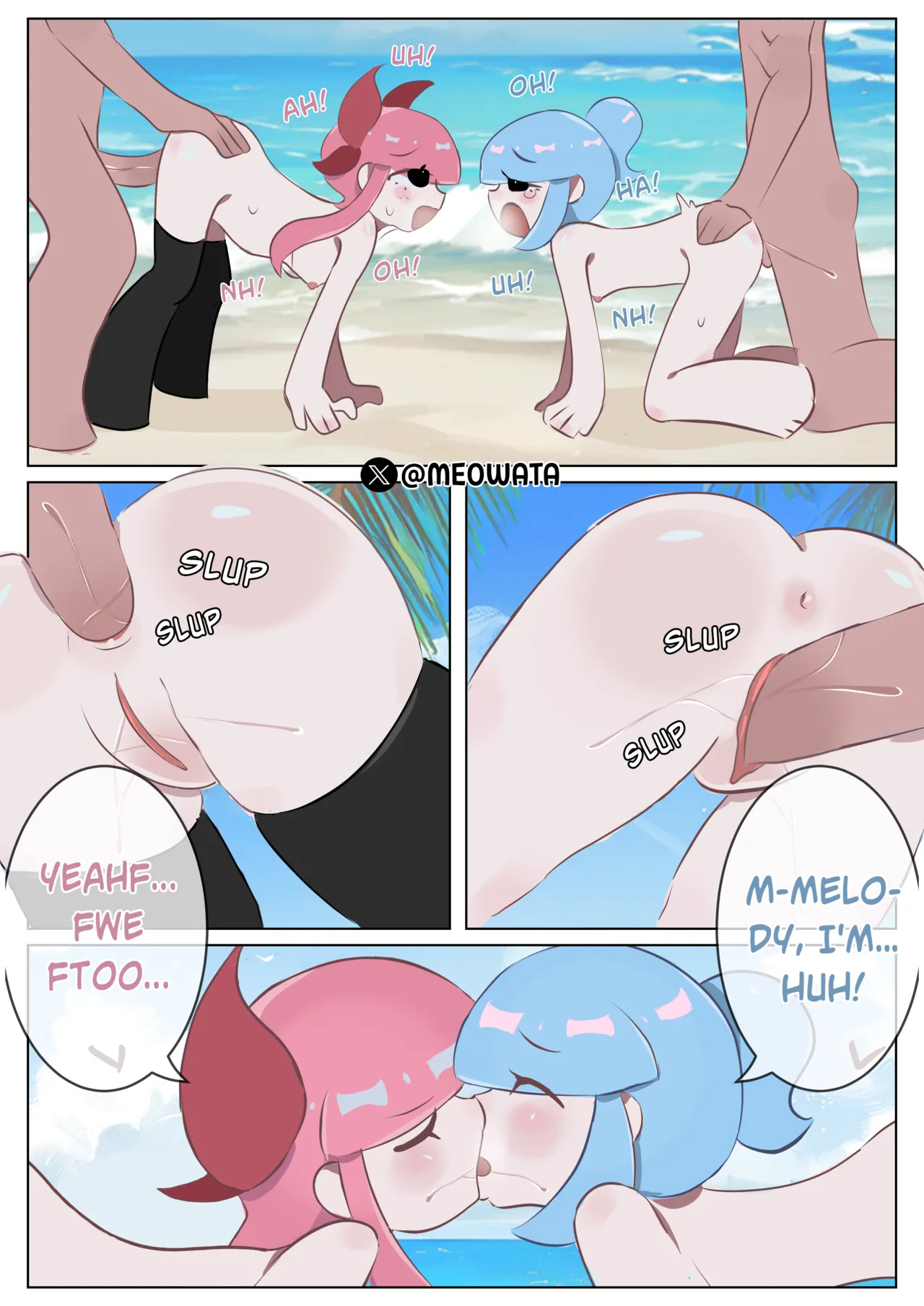 Janet and Melodie beach episode page 15 full