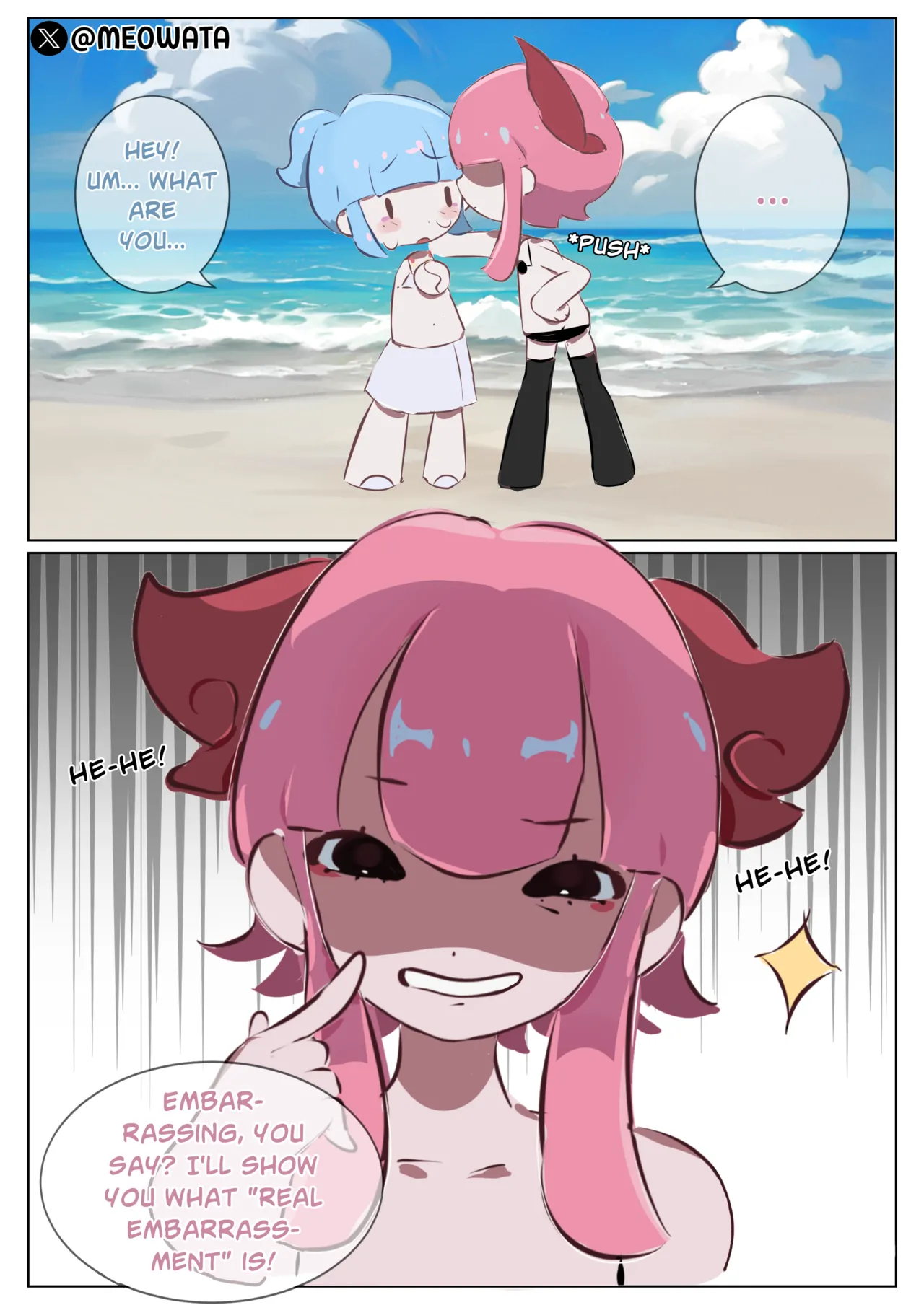 Janet and Melodie beach episode page 4 full