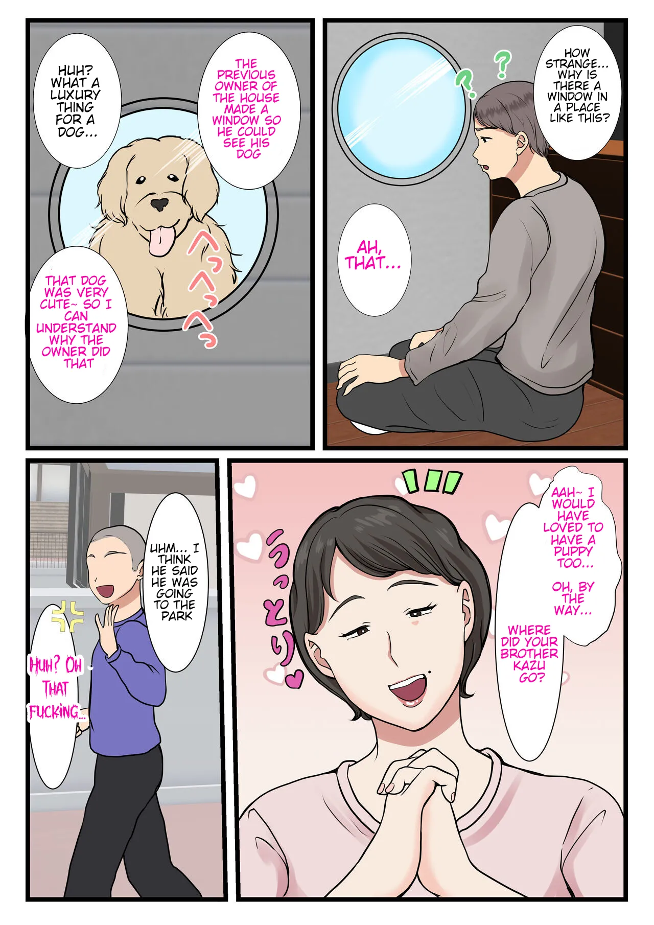 Haha ga Kabe ni Hamatte Ugokenakatta node... | The day my mom got stuck in the wall and couldn't move... page 5 full