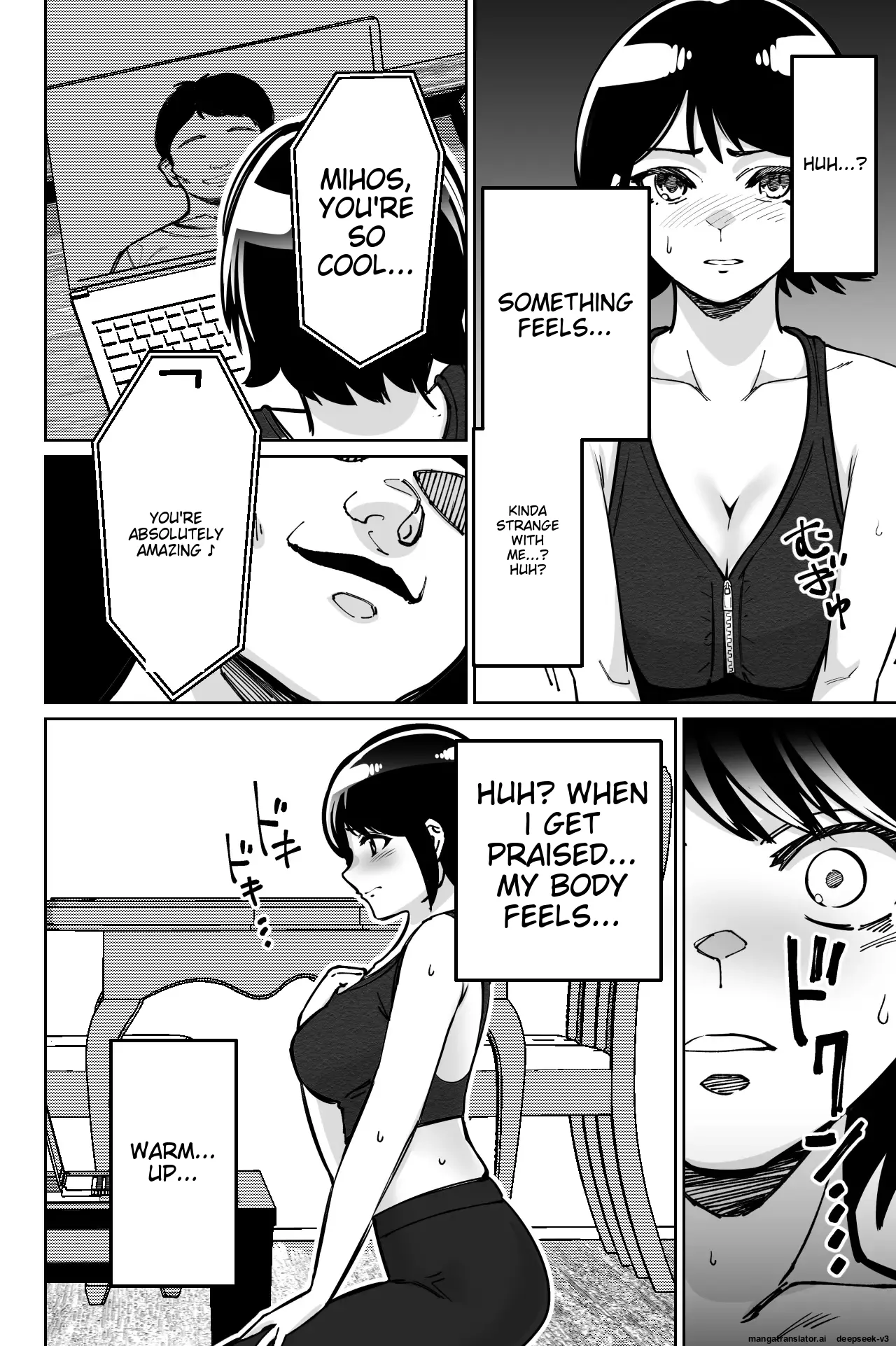 Page 36 of [Tokamosu] Saimin Pilates -Wakazuma, Online Lesson Koushi no Saiminjutsu ni Hamaru- | Hypnotic Pilates - A young wife gets hooked on the hypnosis of her online lesson instructor [English]