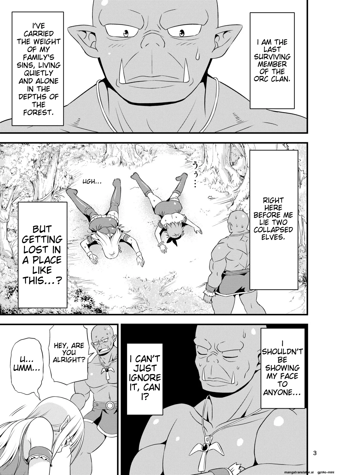 Hentai Elf Shimai to Majime Orc page 2 full