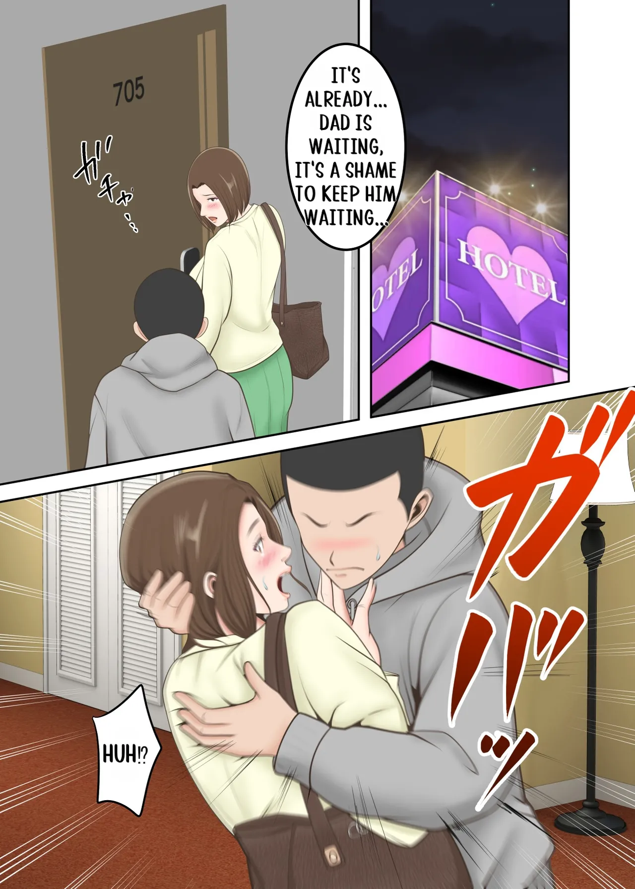 Page 63 of [Yuriko Club] Oni no Kyouiku Mama ga Musuko to Amaama SEX made