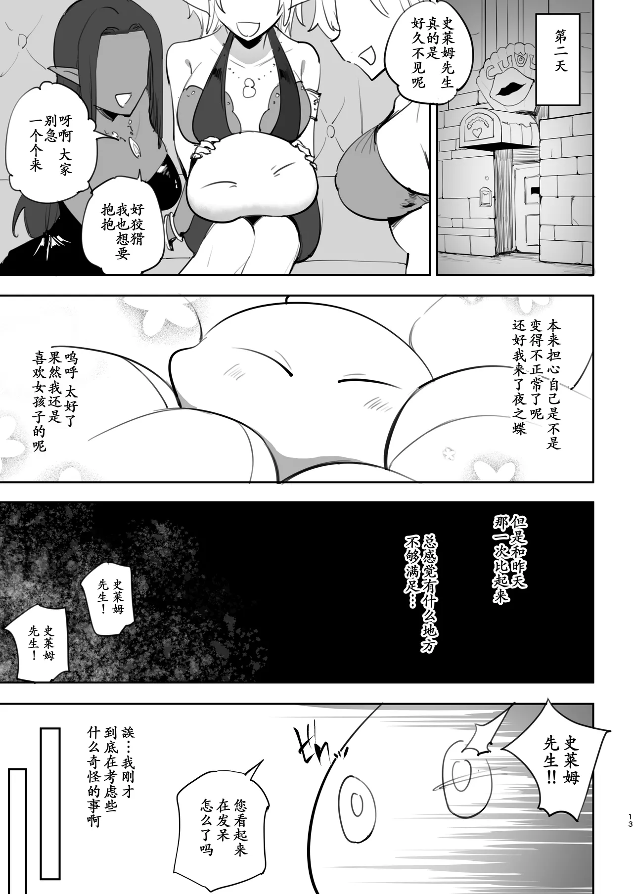 Page 13 of [LOLI Seiyouken (PANBAI)] Seitenkan Shitara Mesu Ochi Shita Ken | 关于我性转后雌堕这档事(Tensei Shitara Slime Datta Ken) [reincarFucker个人汉化] [Digital]（更新中）
