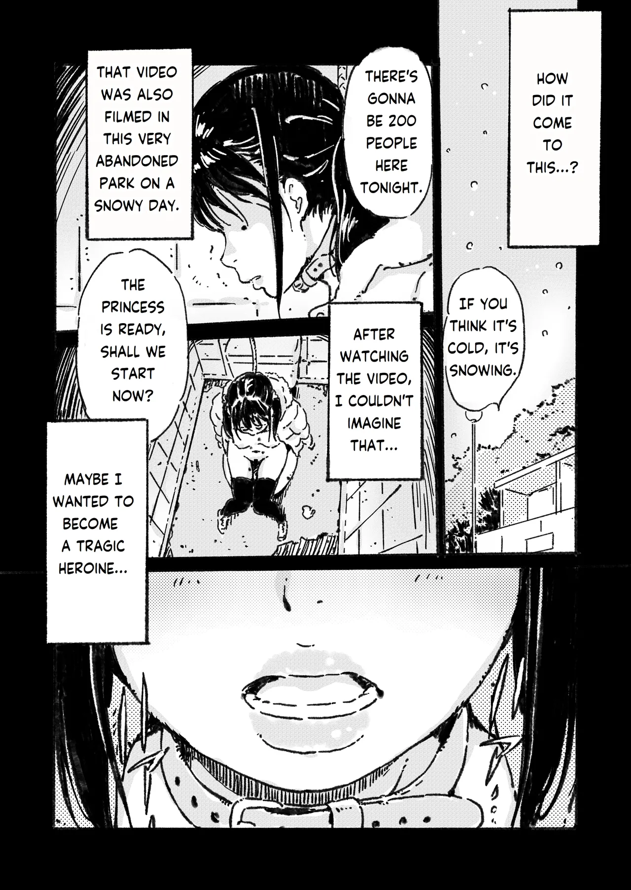 Page 3 of [monodevil (Monocchi)] Rinkan Ganbou no Shoujo | A Girl Who Wants to be Gang Raped