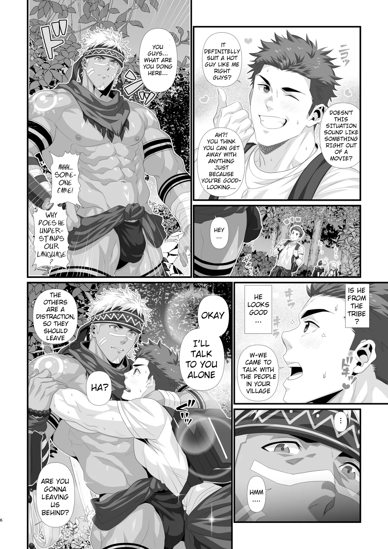 Page 4 of [Hihumi] Buzoku seinen × haiyū - Tribal Man x Streamer [ENG] [UNCENSORED]
