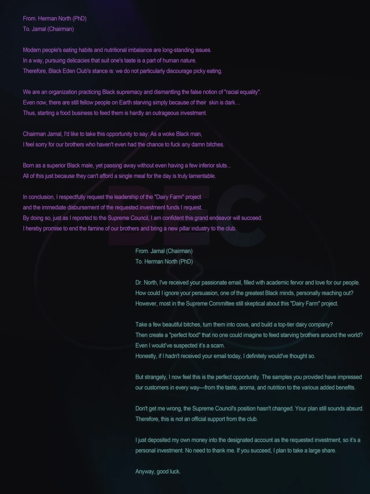 Page 2 of [Nuo] Black Eden Club - The Selection Chapter