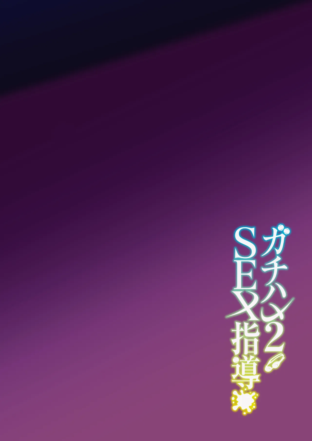 Page 3 of [Syunichi Kansuu (Syunichi)] Gachihame SEX Shidou 2 | SEX指导认真做爱 2 [Chinese] [白杨汉化组] [Decensored] [Digital]