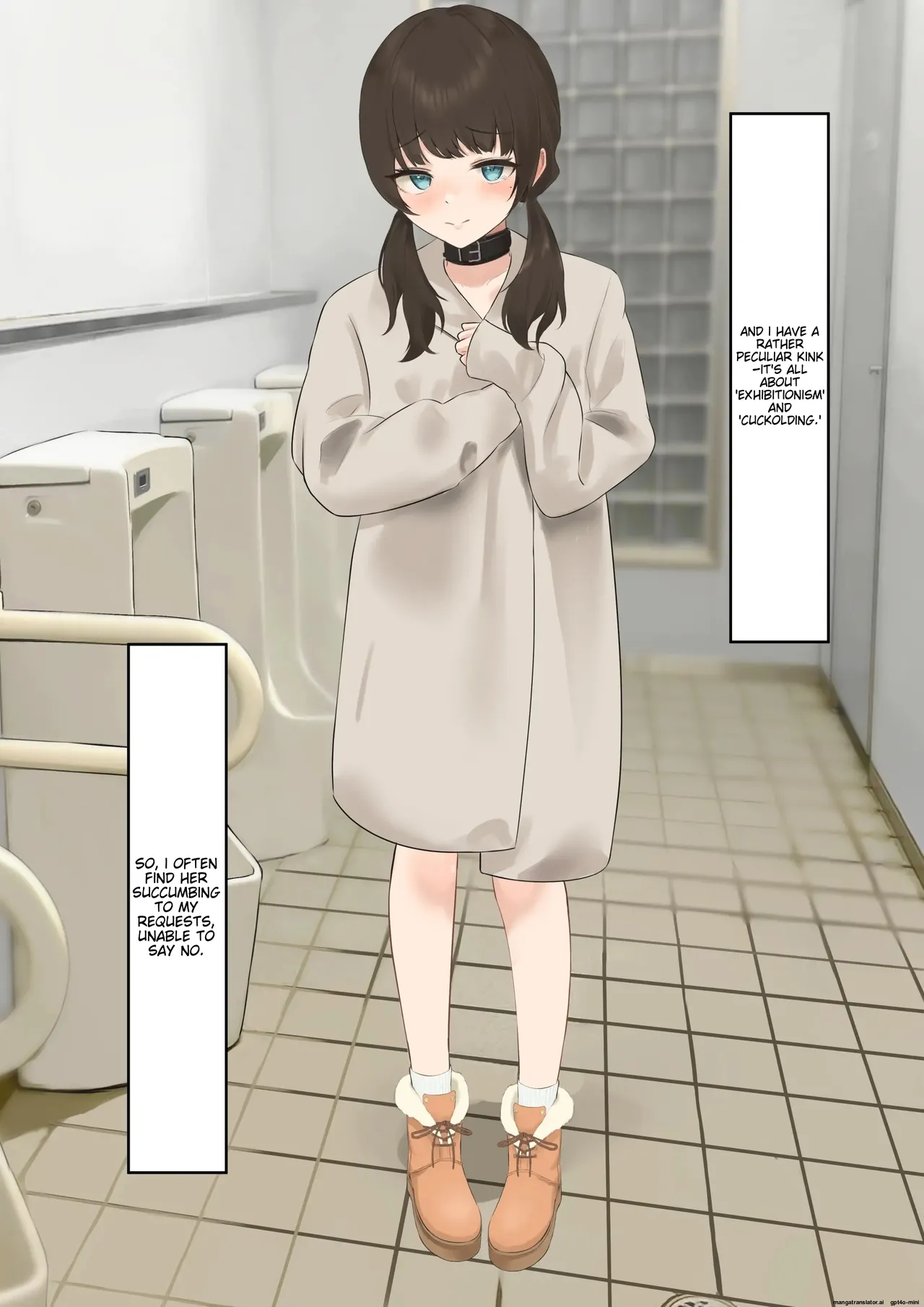 Page 2 of [Mukade Koban (Mukade Yuki)] Iinari Kanojo ~Koushuu Toilet Netorase~ | Submissive Girlfriend ~Public Toilet Cuckolding~ [English]