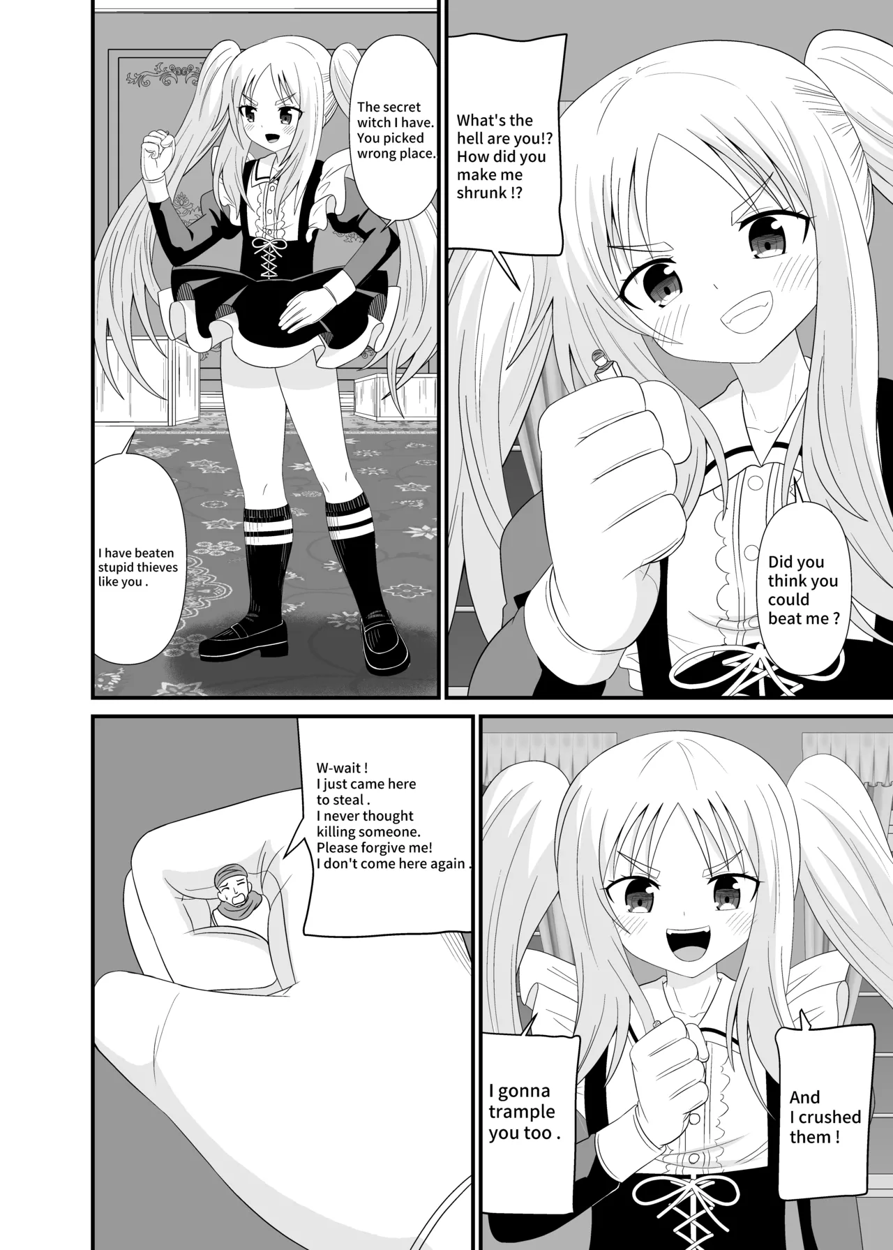 Page 7 of Namaiki Maid ni Ijimerareru | Be trumpled by bratty girl