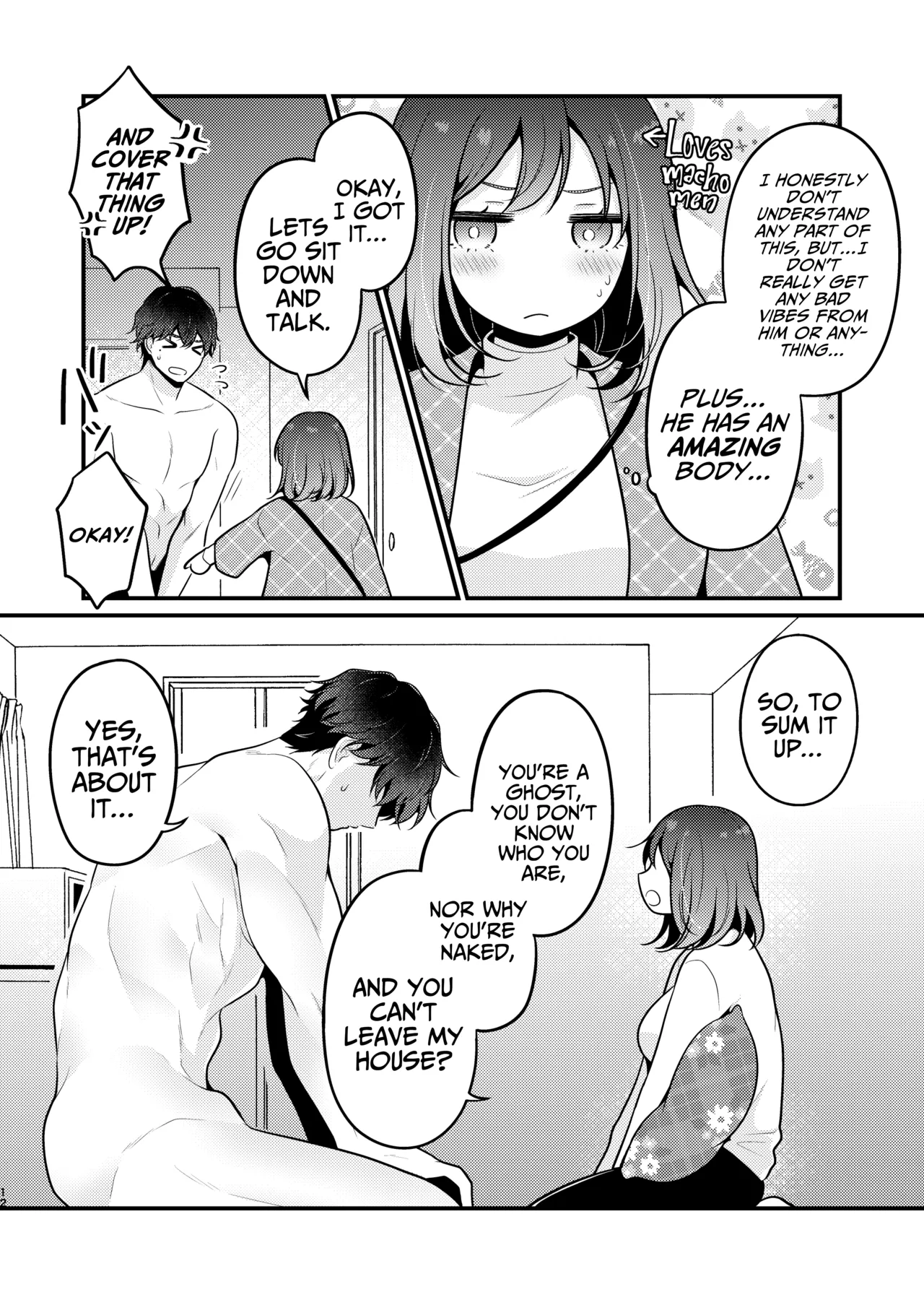 Page 12 of [MorodashiRingo] Gori Macho Yuurei ni Maiban Kakareteimasu! [English] [A Cool Person]