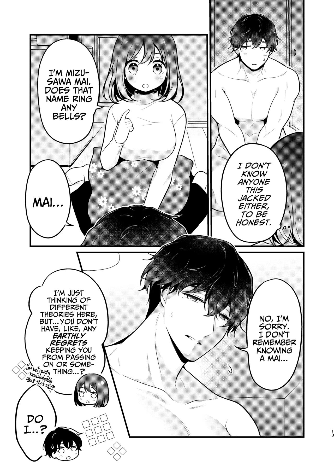 Page 13 of [MorodashiRingo] Gori Macho Yuurei ni Maiban Kakareteimasu! [English] [A Cool Person]
