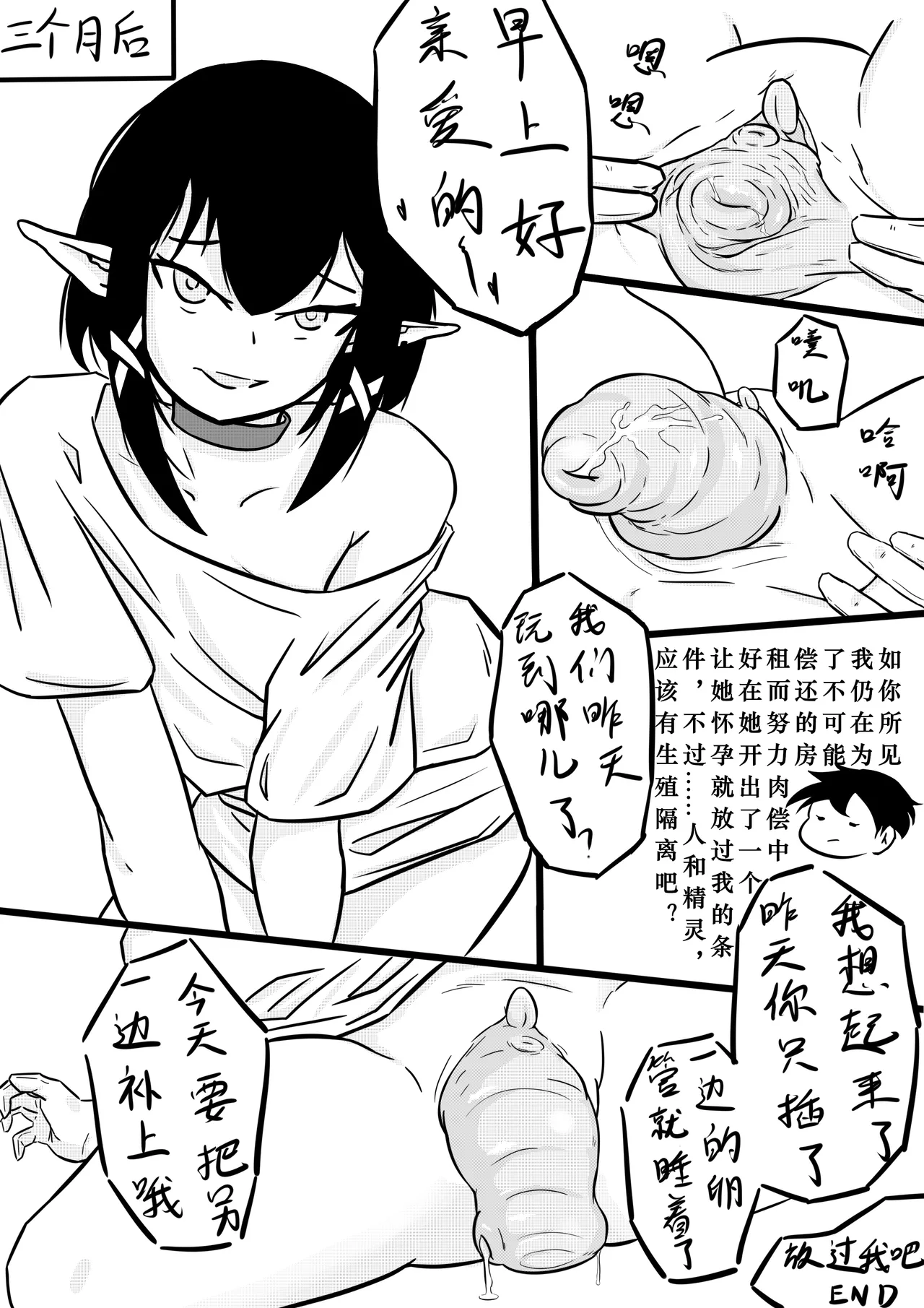 Page 11 of [Junnodan] Elf's Uterus, Fallopian Tube and Ovary Rape [Chinese] [Decensored]