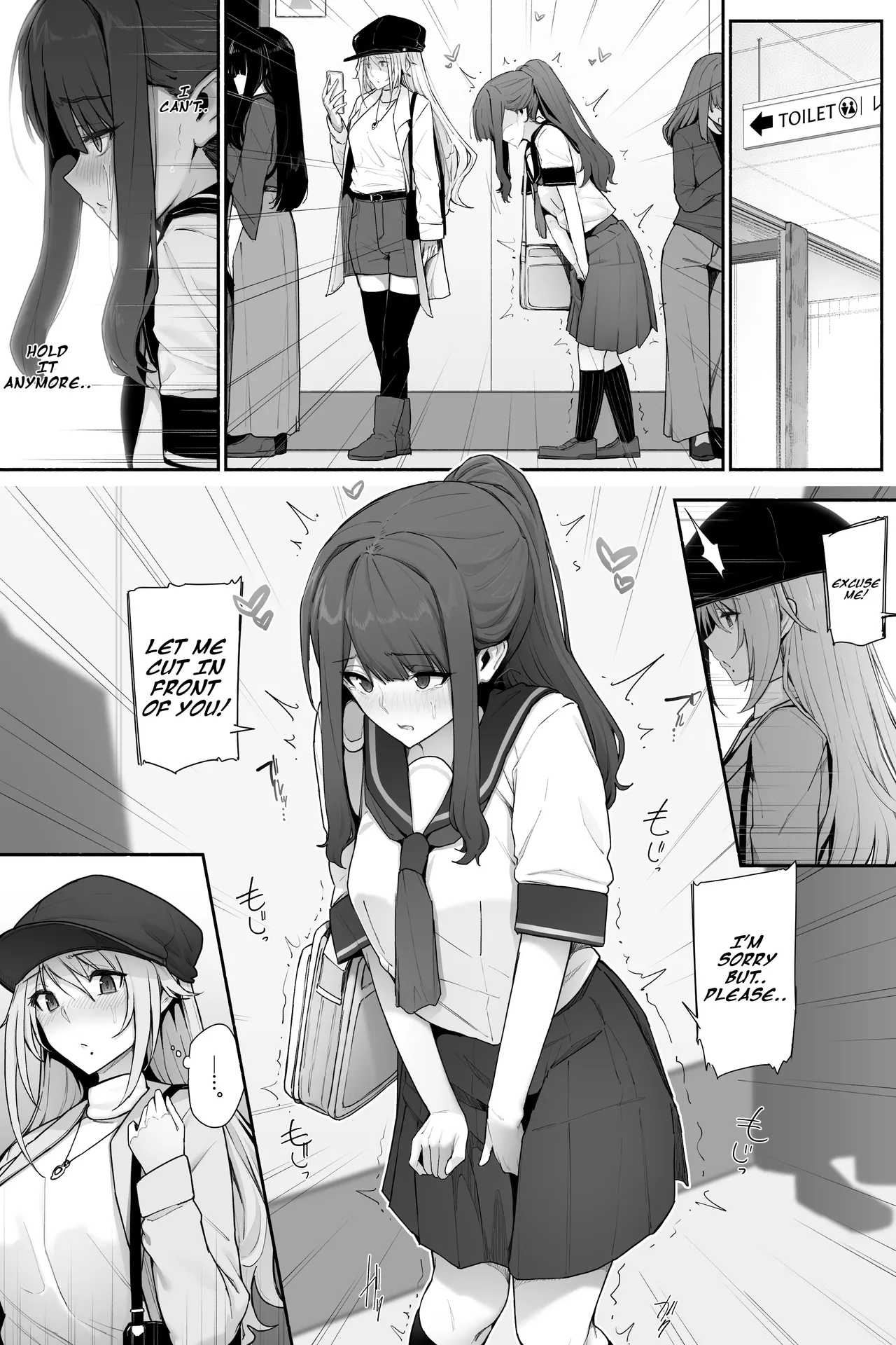 Page 1 of [Cocomachi] Oshikko Genkai na Toilet Machi x2 [English]