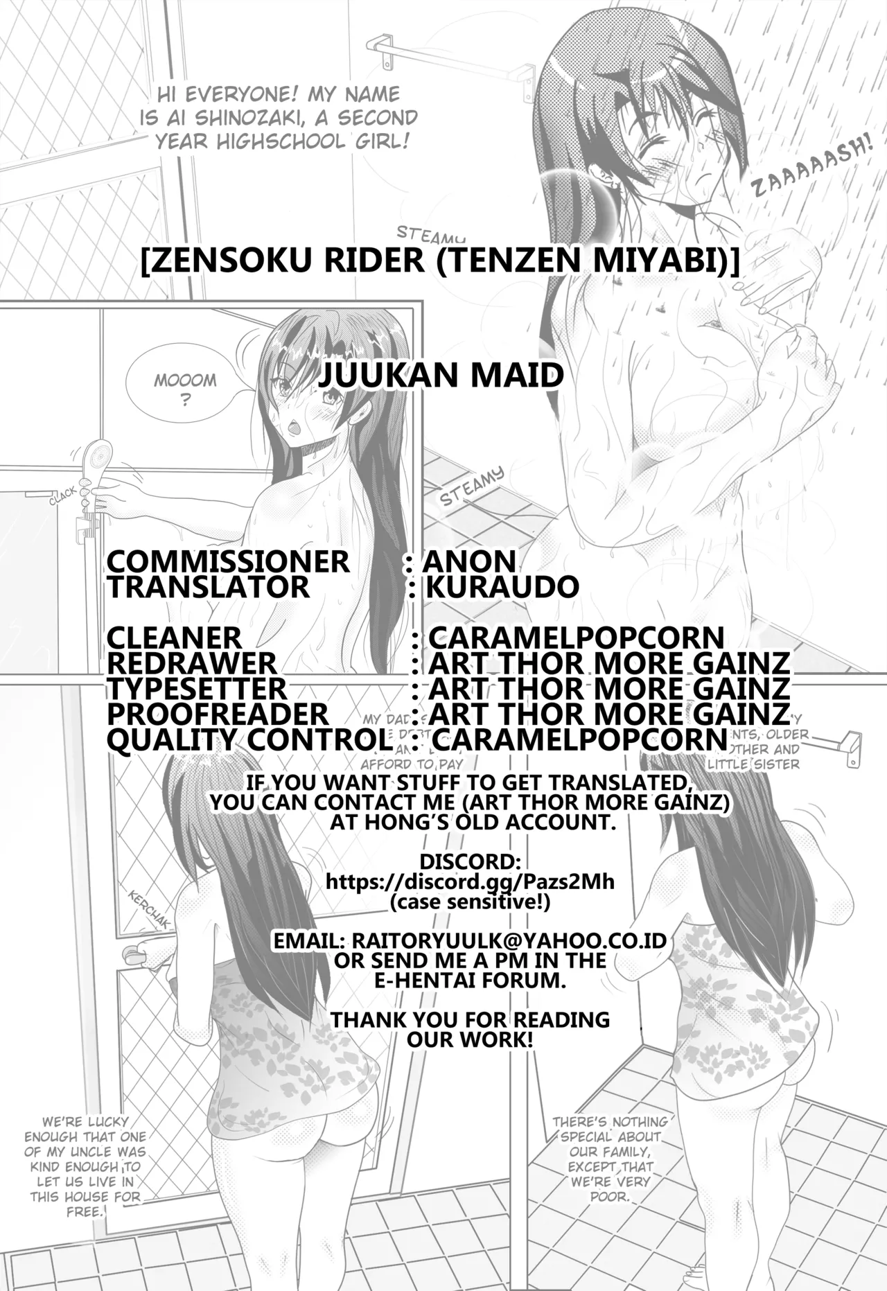 Page 22 of [Zensoku Rider (Tenzen Miyabi)] Juukan Maid [English] [Kuraudo]