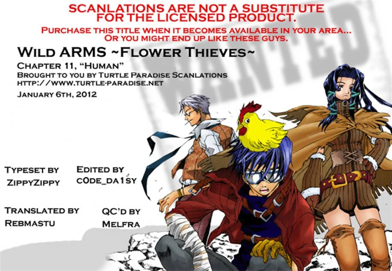 Wild Arms Flower Thieves Manga page 327 - rough translation non-h hentai manga - read online free
