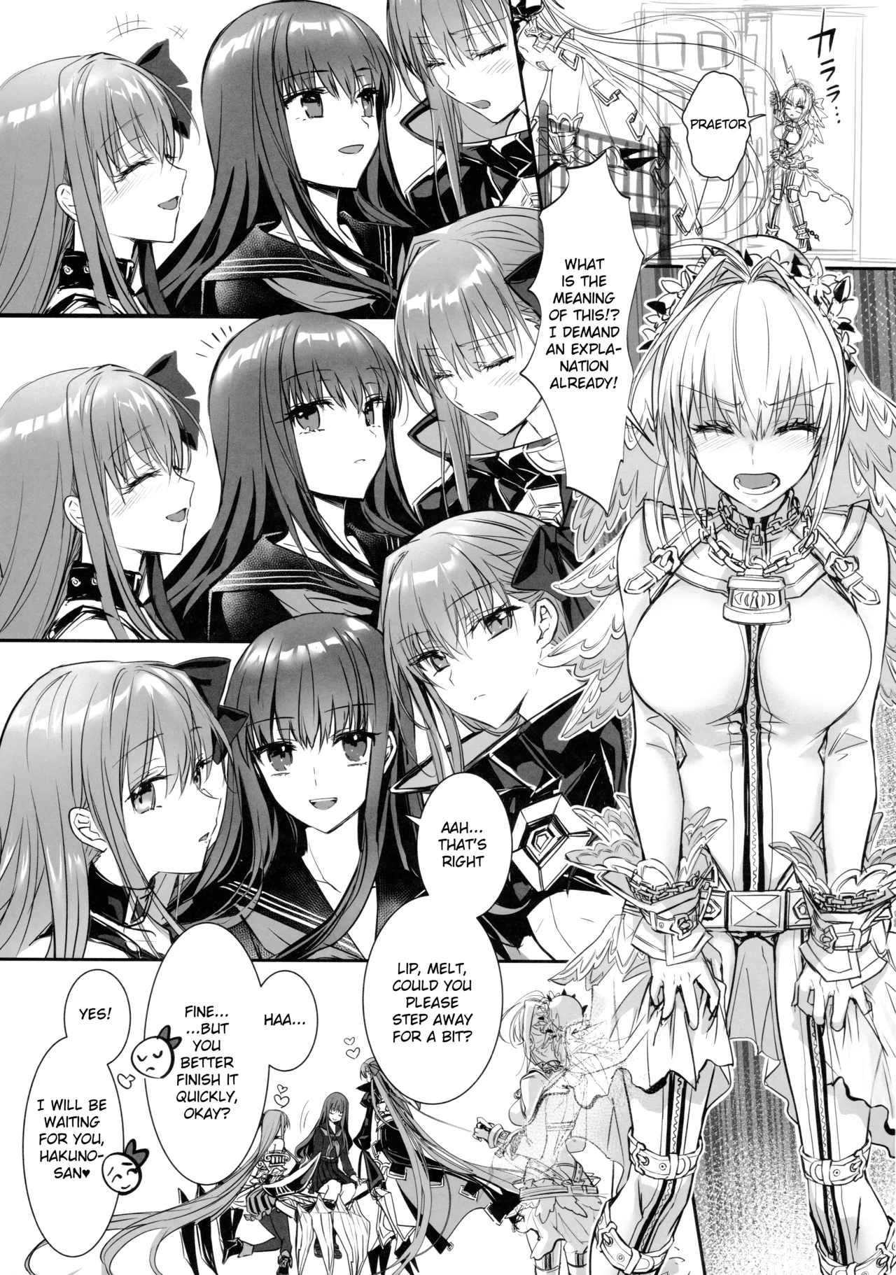 Hakuno wa Mujihi na Tsuki no Joou page 20 featuring passionlip fate extra parody - yuri females only hentai manga - read online free