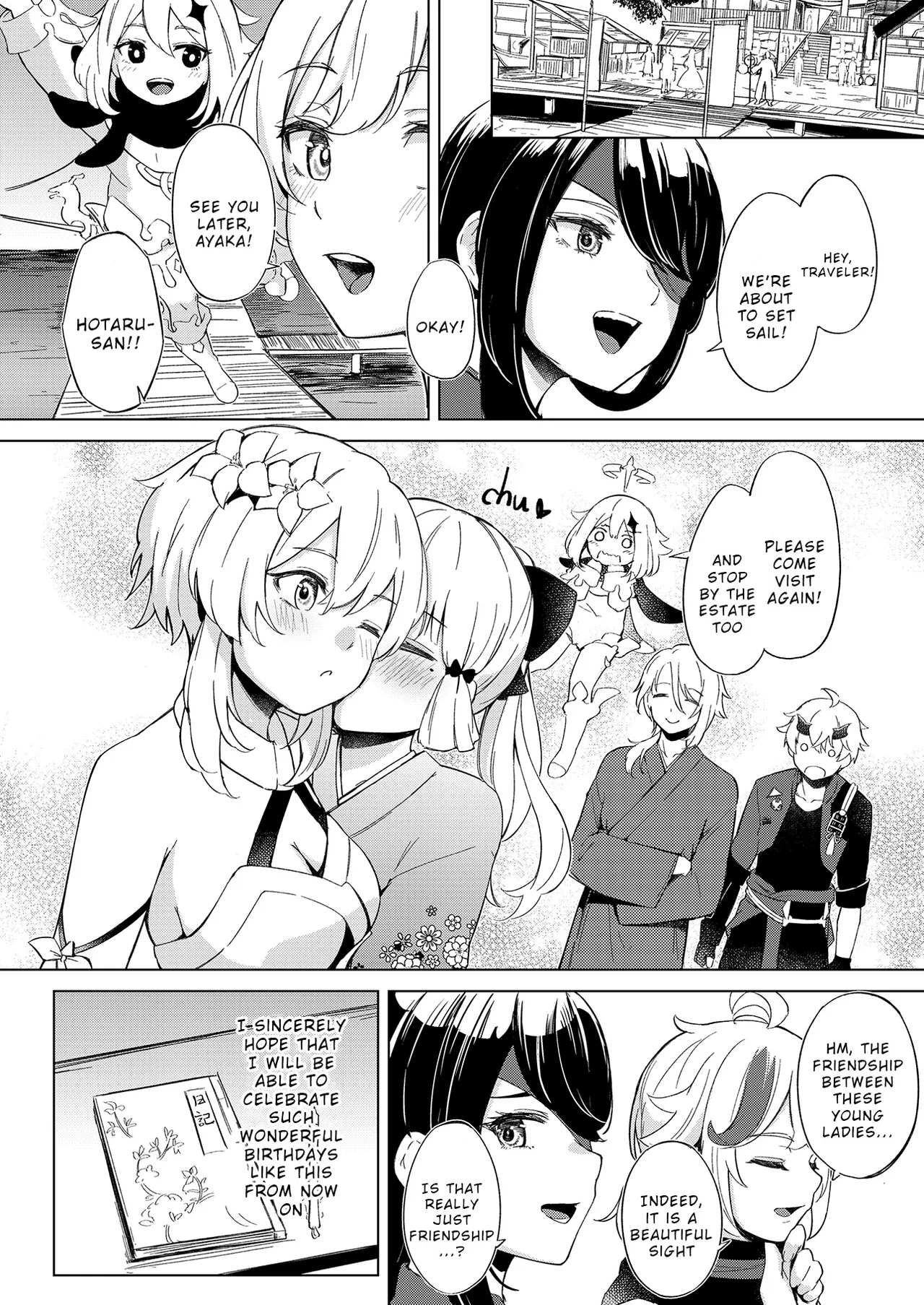 Shirasagi Nikki page 25 featuring lumine genshin impact parody - yuri kissing hentai manga - read online free