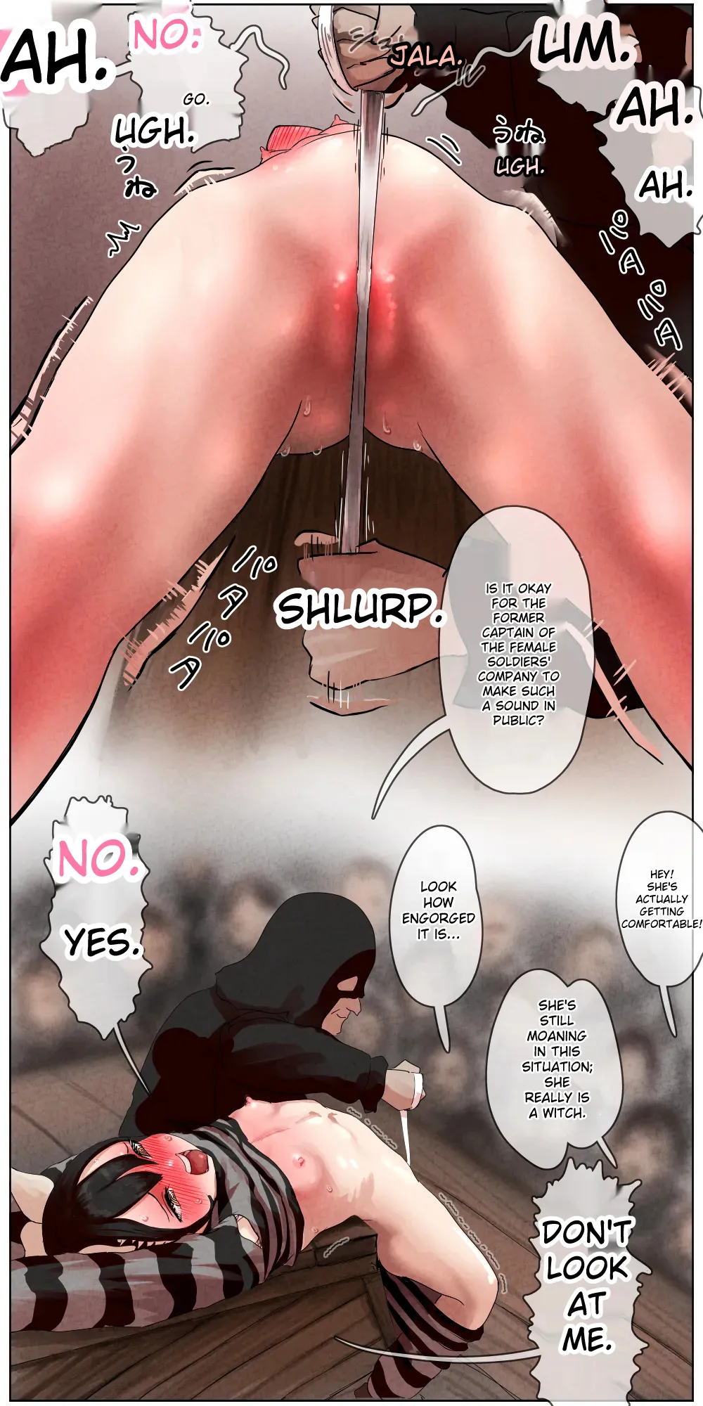 Haiboku Kenshi ~ The story of a woman who was defeated by a samurai Kenshi page 121 - rough translation hentai manga - read online free