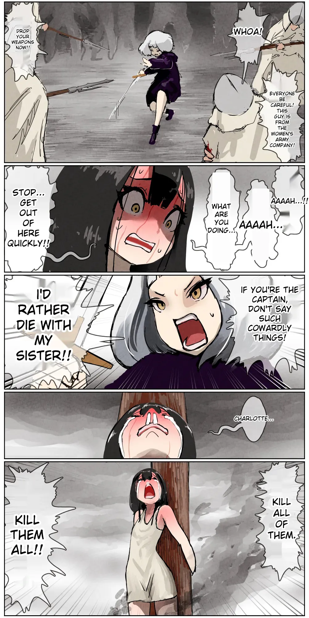 Haiboku Kenshi ~ The story of a woman who was defeated by a samurai Kenshi page 151 - rough translation hentai manga - read online free