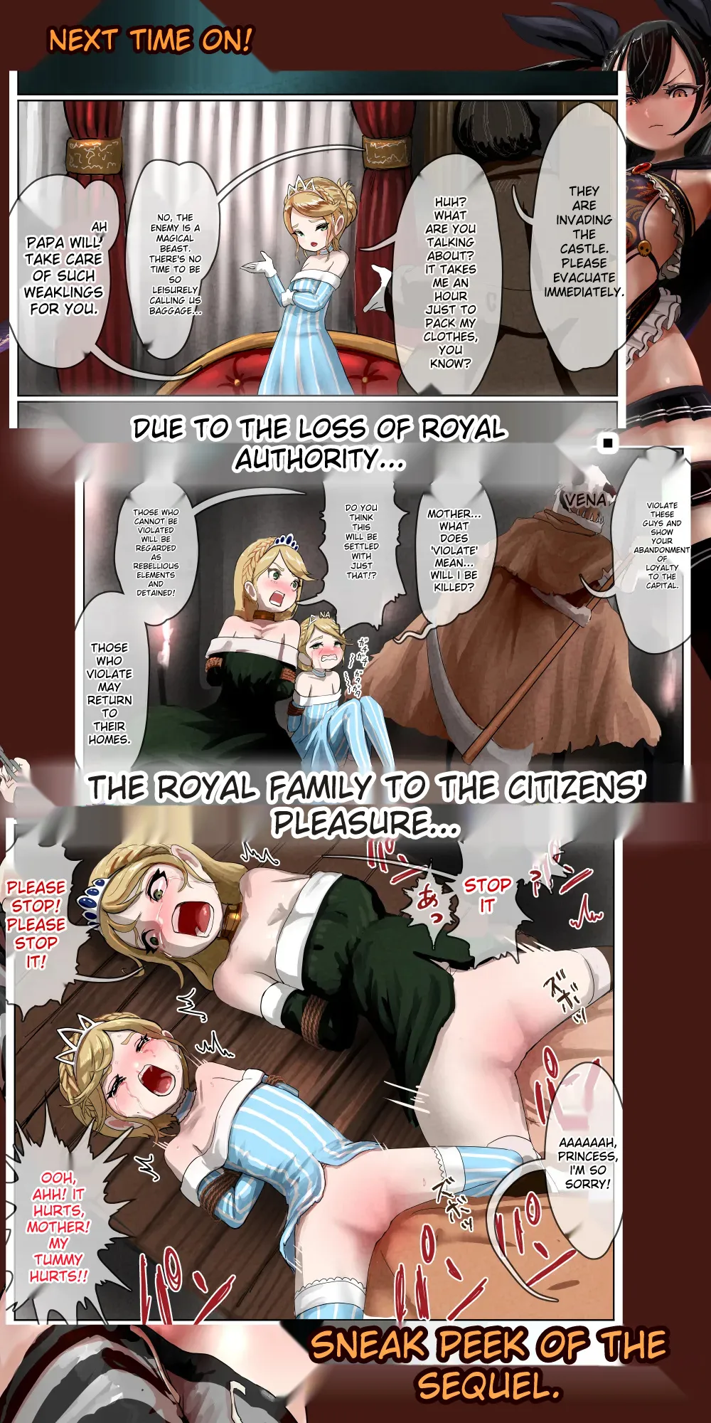 Haiboku Kenshi ~ The story of a woman who was defeated by a samurai Kenshi page 180 - rough translation hentai manga - read online free