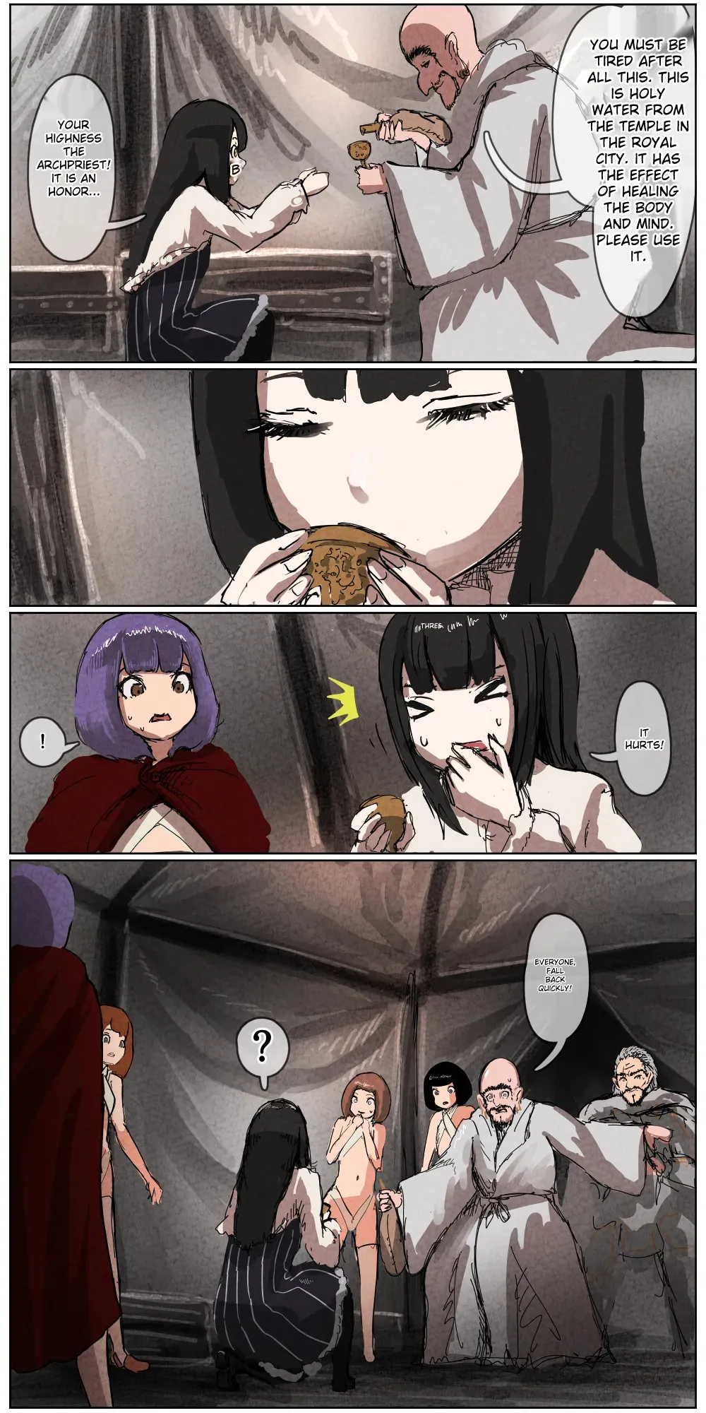 Haiboku Kenshi ~ The story of a woman who was defeated by a samurai Kenshi page 71 - rough translation hentai manga - read online free