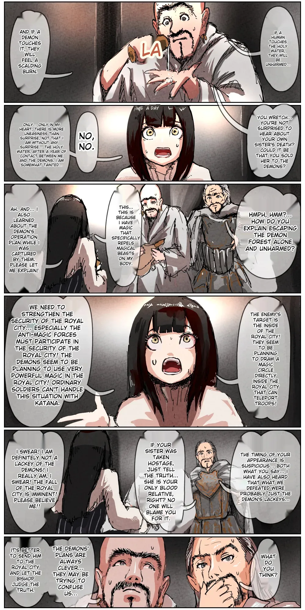 Haiboku Kenshi ~ The story of a woman who was defeated by a samurai Kenshi page 72 - rough translation hentai manga - read online free