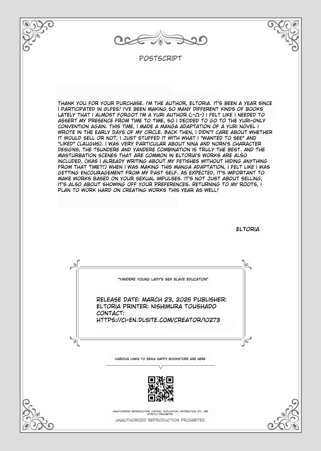 Yandere young lady's sexual slave education page 44 - rough translation yuri hentai manga - read online free