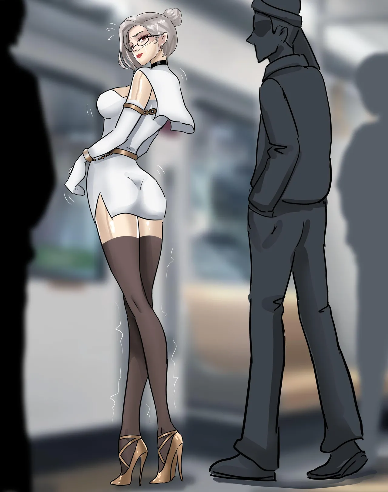 《完美的伪装拘束 》美女被精密道具伪装拘束 被迫拘束行走 被路人肆意玩弄无法反抗 - Page 27