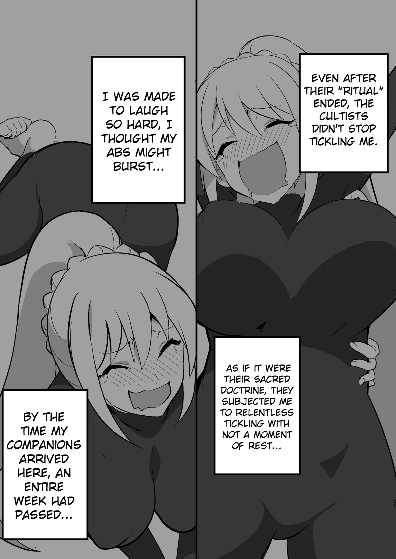 Masochist Crusader's Ultimate Tickling Hell - Page 21