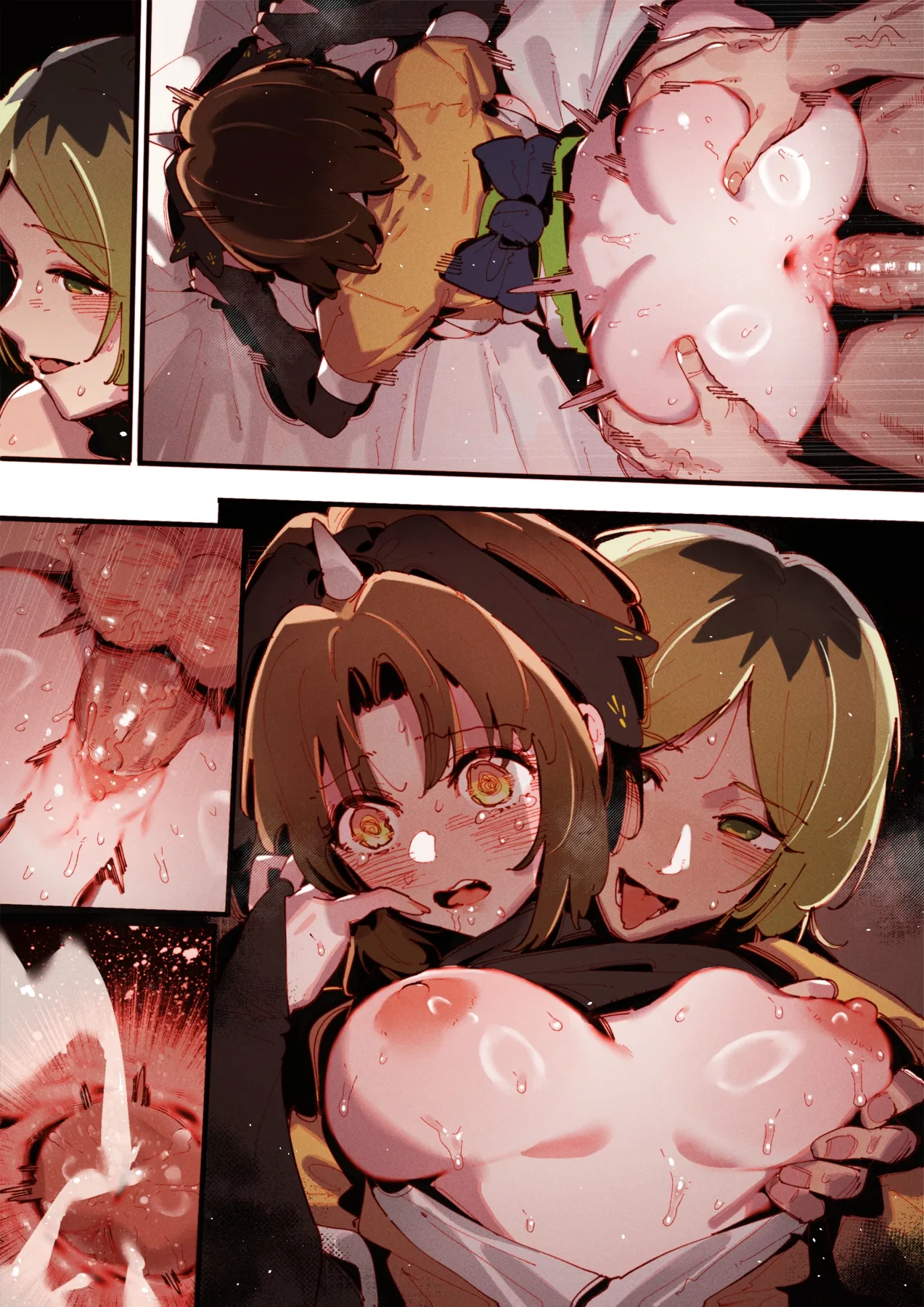 01-18_Akane &...😎🍆💢 & _Kana &...👒🍆💢 & Miyako page 70 featuring aqua hoshino oshi no ko parody - nakadashi full color hentai manga - read online free