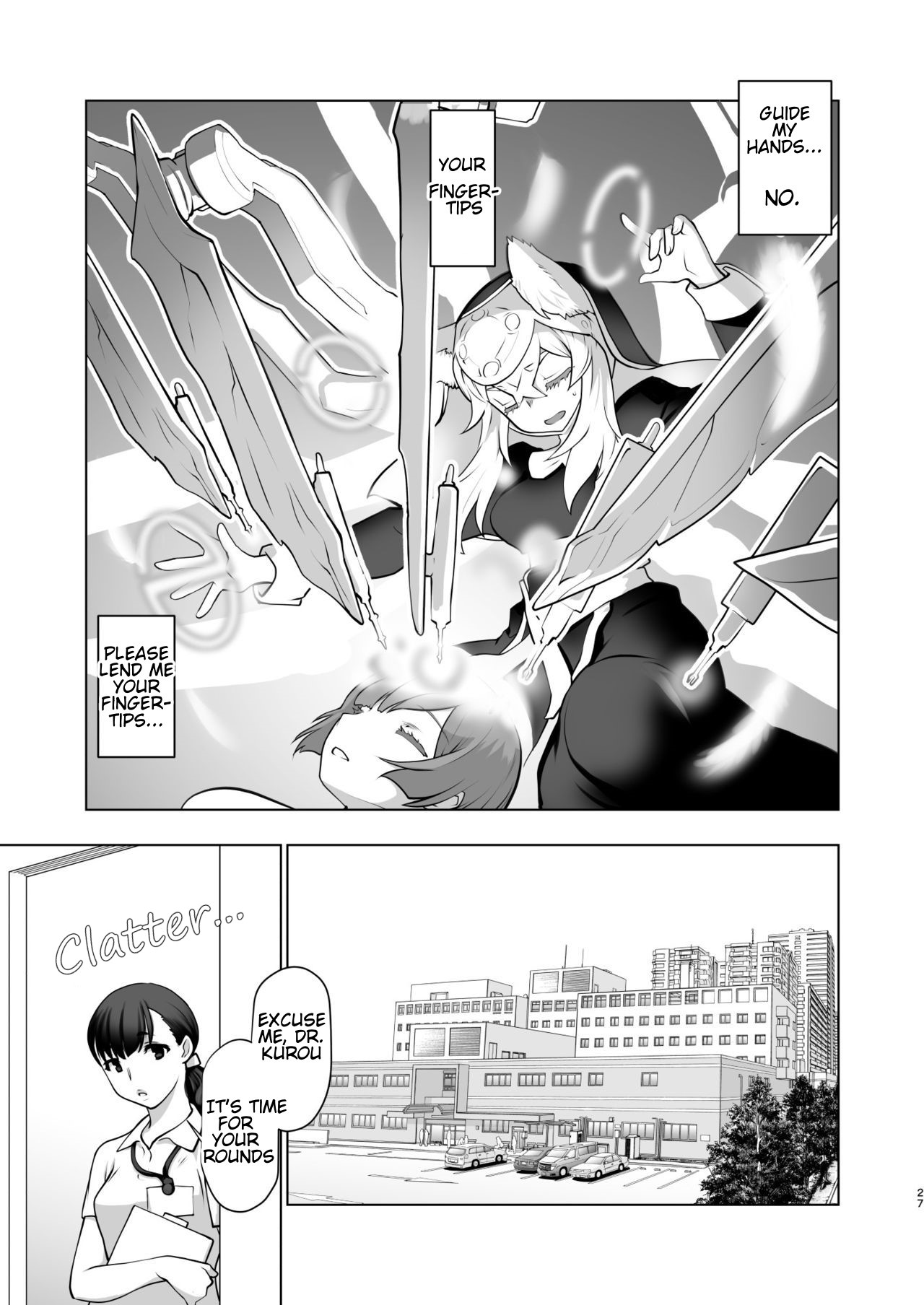 Before I knew it, I was working as a sex worker in another world. It seems like it's my calling page 27 - rough translation stockings hentai manga - read online free