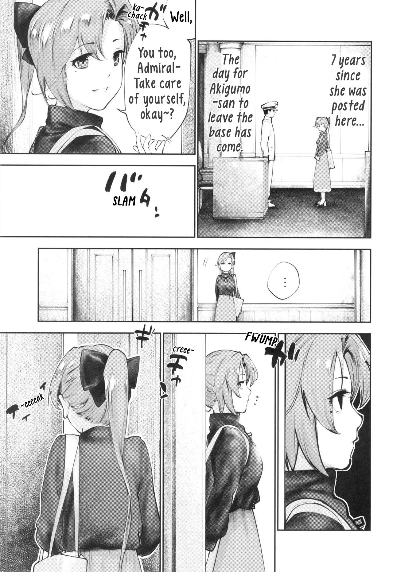 Page 2 of Kou demo Shinakya Akigumo-san 25-sai ga Teitoku to Hameru Kikai Isshou Konai desho | If She Doesn’t Do This, 25-Year-Old Akigumo-san Will Never Get the Chance to Fuck the Admiral, Right?