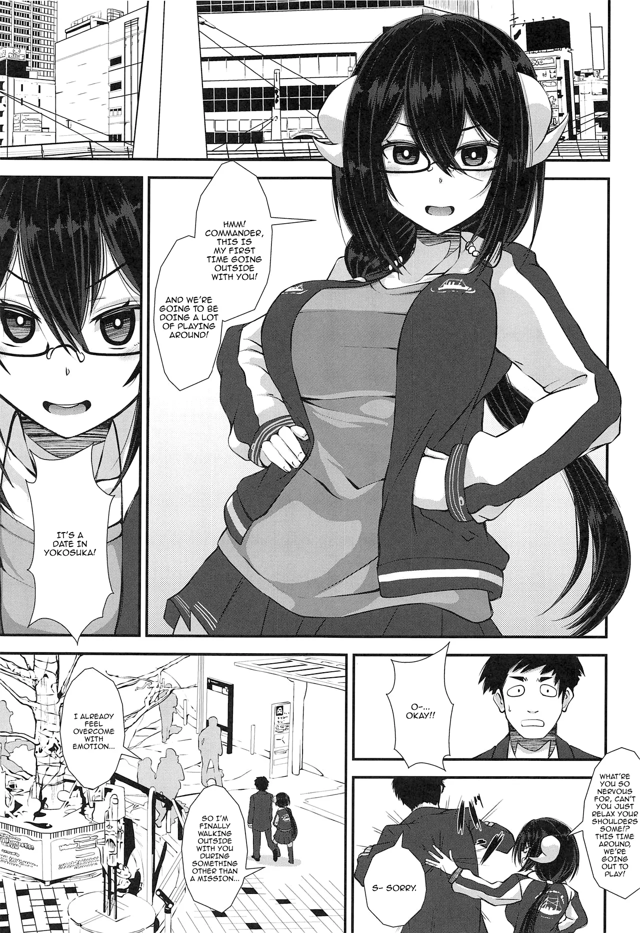 Page 2 of (COMIC1☆15) [Imagawatei (Imagawa Akira)] Mikasa to Yokosuka Daimankitsu! | Thoroughly Enjoying Mikasa and Yokosuka (Azur Lane) [English] {Doujins.com}