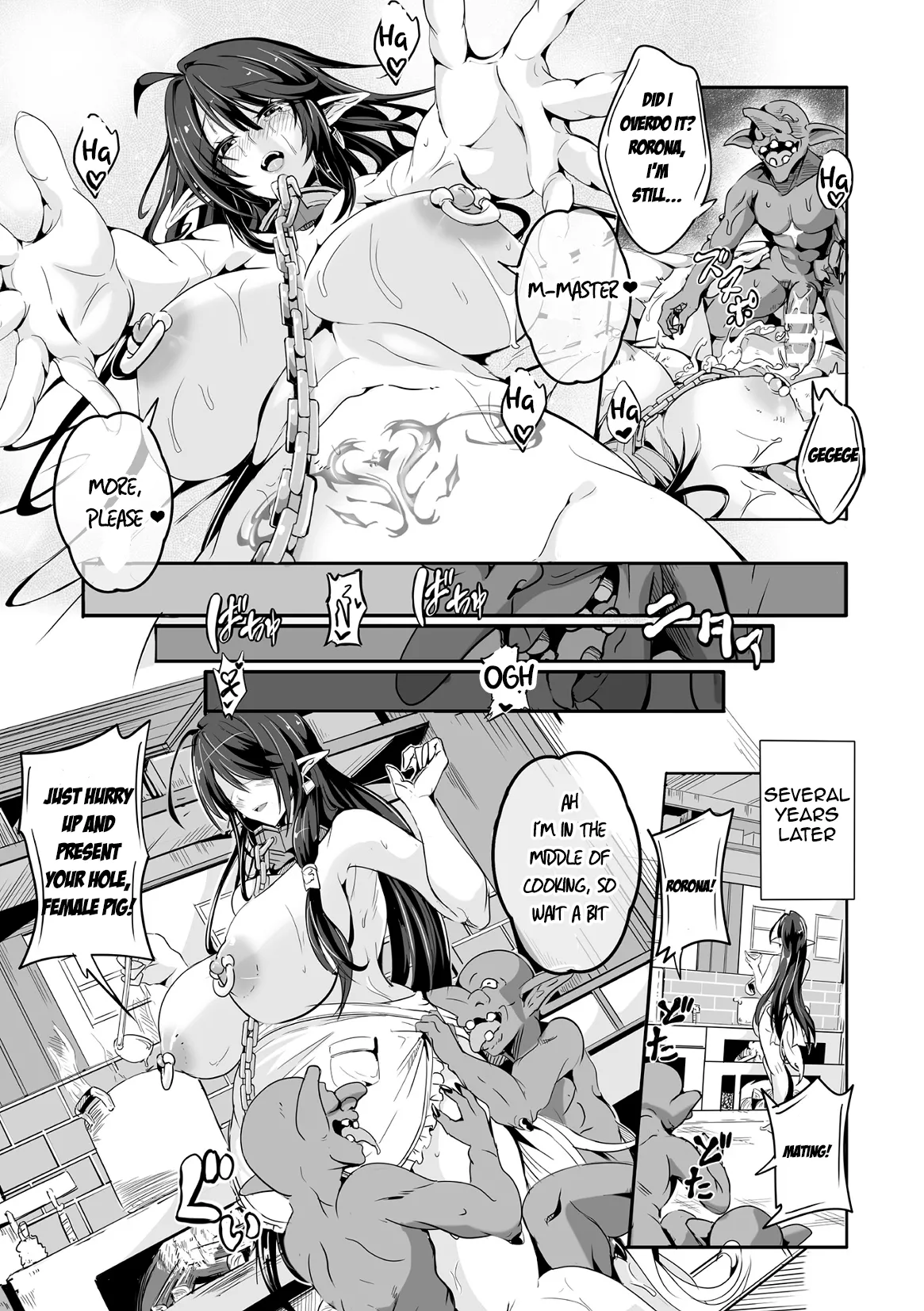Kooni no Kuni no Mesu Elf Bangaihen | Female Elves of the Goblin Country Side Story page 27 full