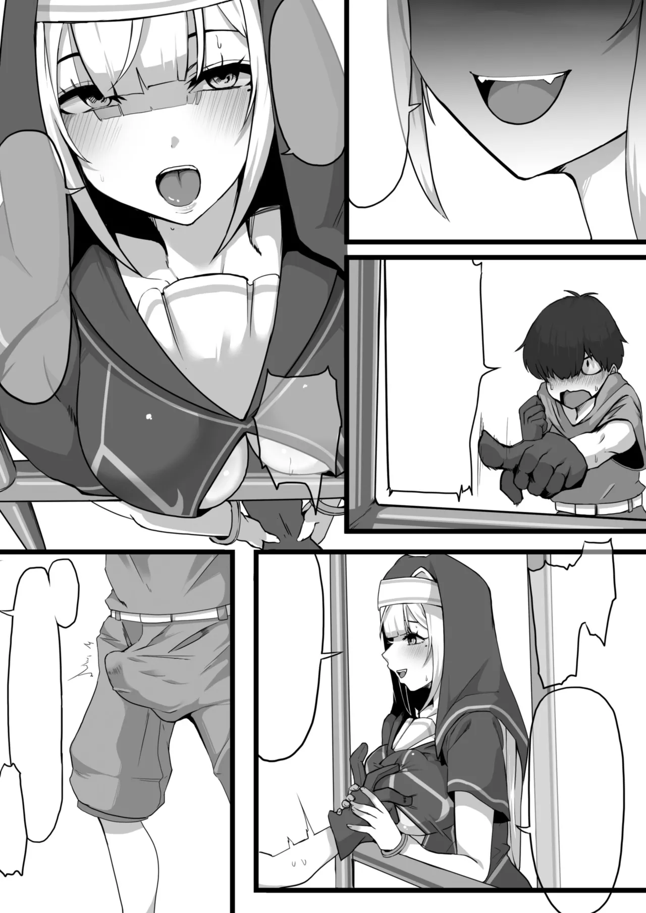 Page 35 of Ansatsusha datta Onna Souryo-san ni Yuuwaku Sarete ~Amaama Oppai Shokei Sarete Shimau Maso Kanshu-san~ I 被曾是暗杀者的女僧侣诱惑 ～被甜蜜地用胸部处刑的受虐狂看守～
