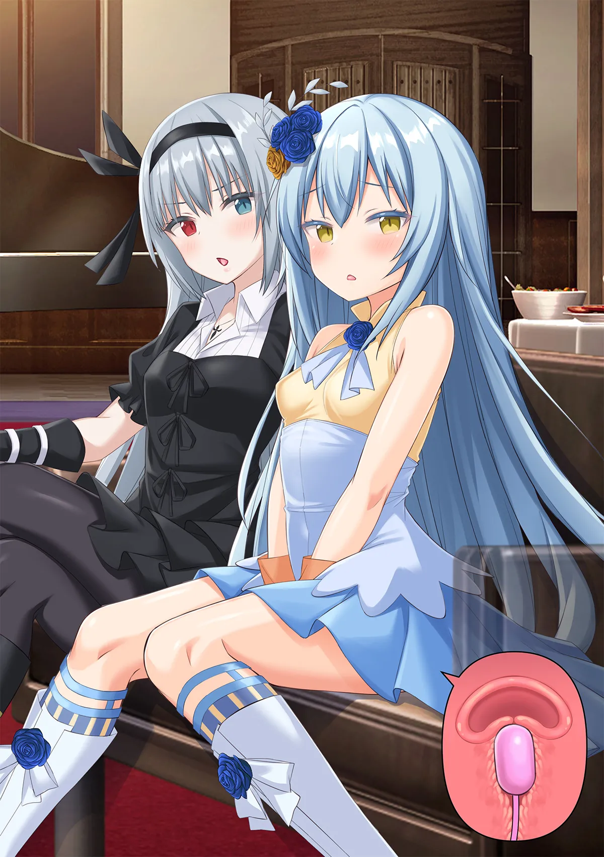 Page 129 of [Onna Kishi no Shiro (Yukimi Iris, Knight)] Bishoujo Body de GothLoli Maou ni Les Choukyou Sare Mesu Ochita Ken (Tensei Shitara Slime datta Ken)