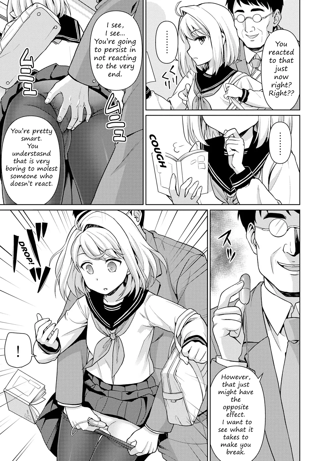 Page 3 of Mukuchi Shoujo no Chikan Higai - Chapter 1