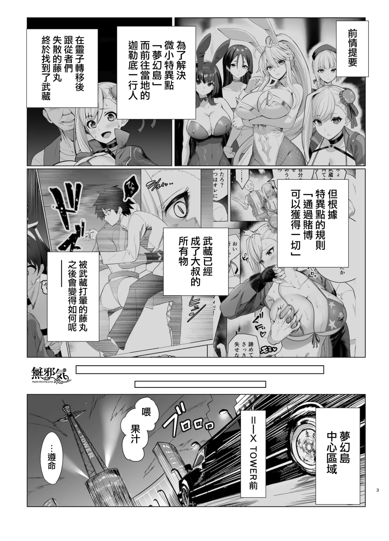 Page 1 of [Yumenekoya (Muunyan)] Kyokutou Kenran Tobakutou Dream Island 2 (Fate/Grand Order) [Chinese] [無邪気漢化組]