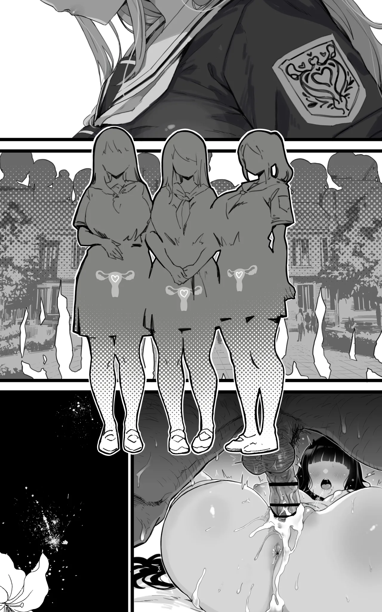 Page 43 of [Toneri Dan (Yoshio Ereki)] Shikyuu Kyouiku Amamiya Kako ga Sensei no Ko o Ninshin suru Wake ga Nai | 雨宫佳子不可能会怀上老师的孩子 [Chinese] [白杨汉化组]