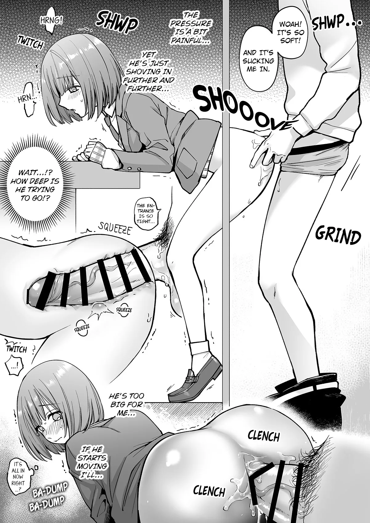 Page 6 of [ishita (Ishita)] Kabeshiri Beit-kun Hajimete no Taiken Nyuu Kabe | First Time Trial Entry as an Ass Wall Part-timer [English] [Digital]