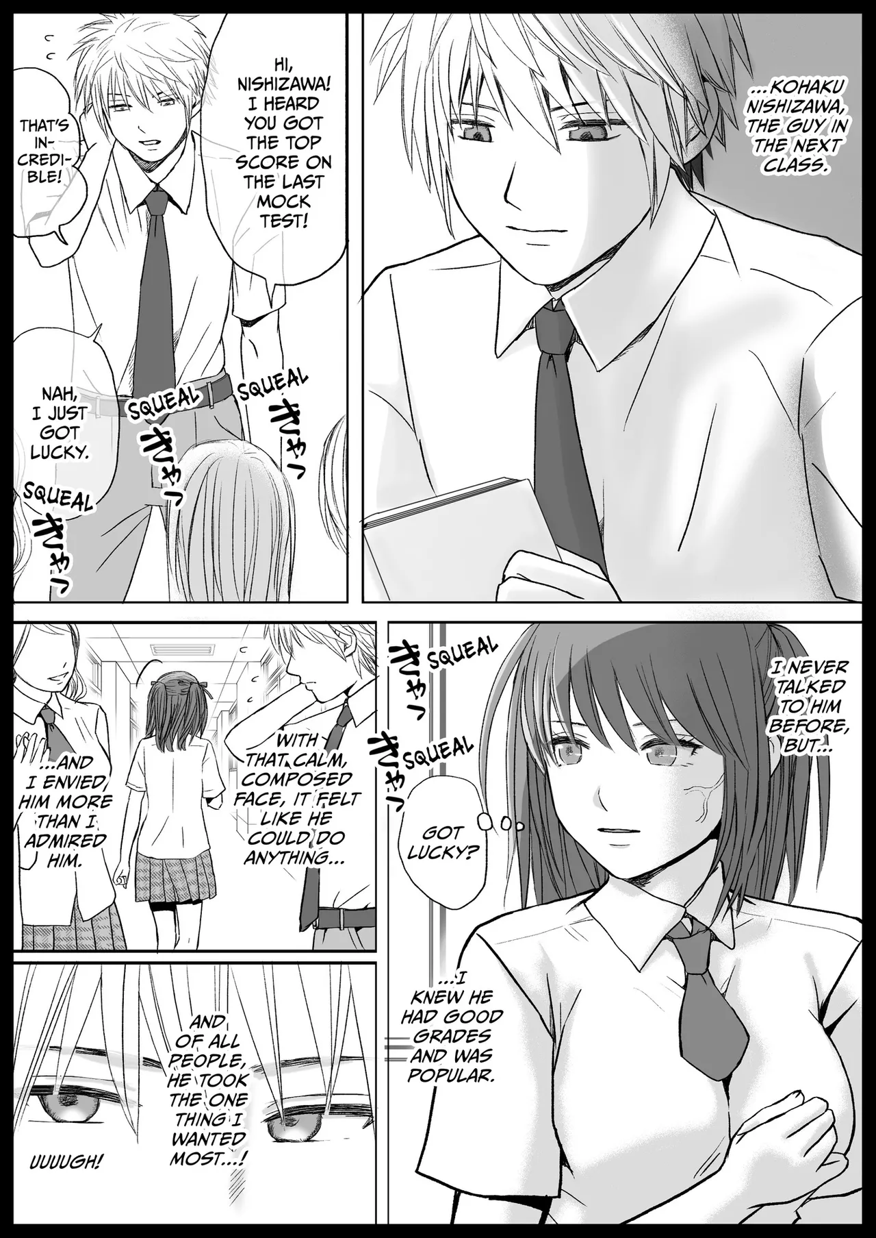 Page 4 of Sumata dake tte Itta no ni… Nurutto Sounyuusarechatta Yuutousei no Omocha | You Said It'd Just Be Grinding... But You Ended up Slipping It In. Now I'm Just the Top Student's Toy.