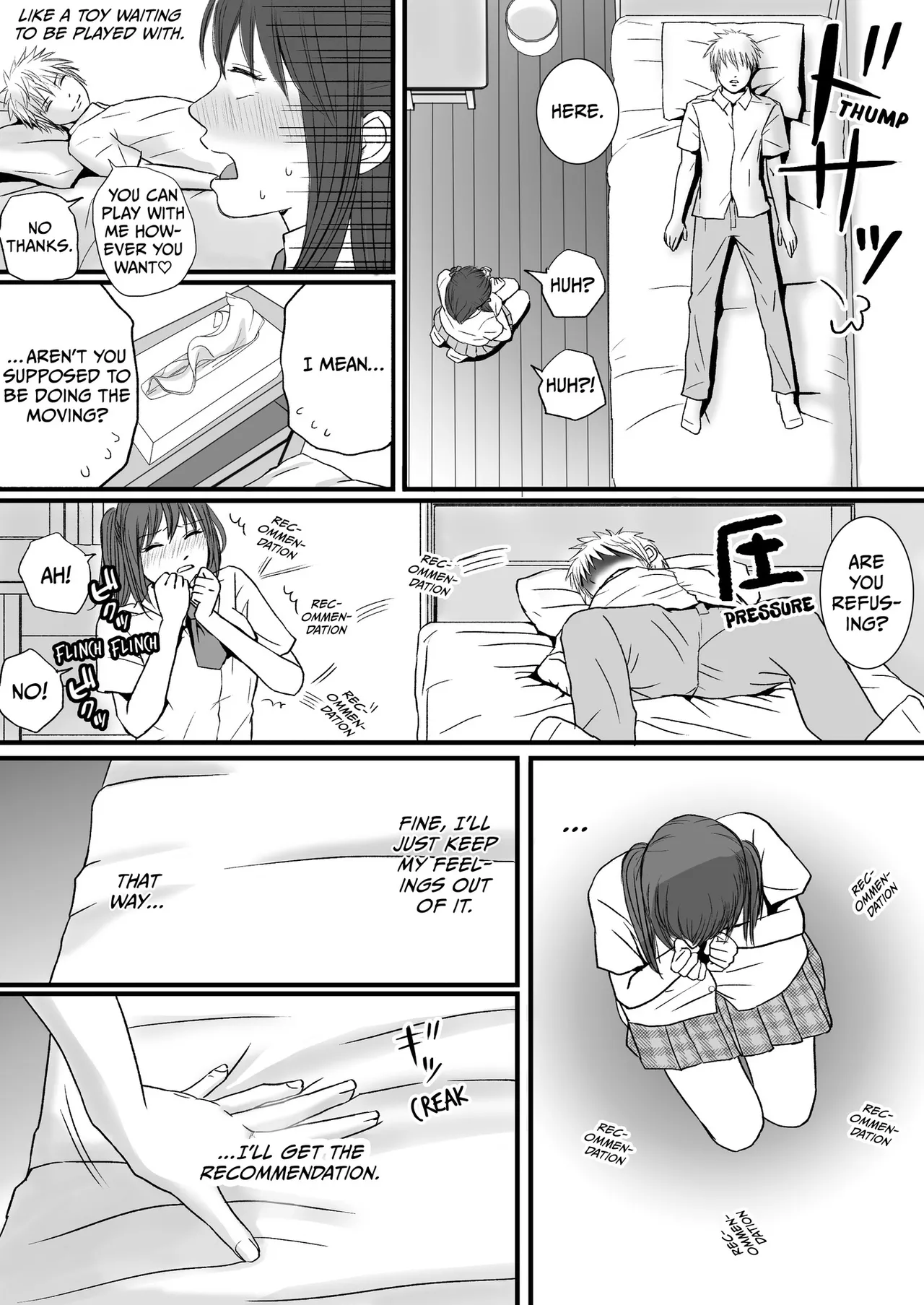 Page 9 of Sumata dake tte Itta no ni… Nurutto Sounyuusarechatta Yuutousei no Omocha | You Said It'd Just Be Grinding... But You Ended up Slipping It In. Now I'm Just the Top Student's Toy.